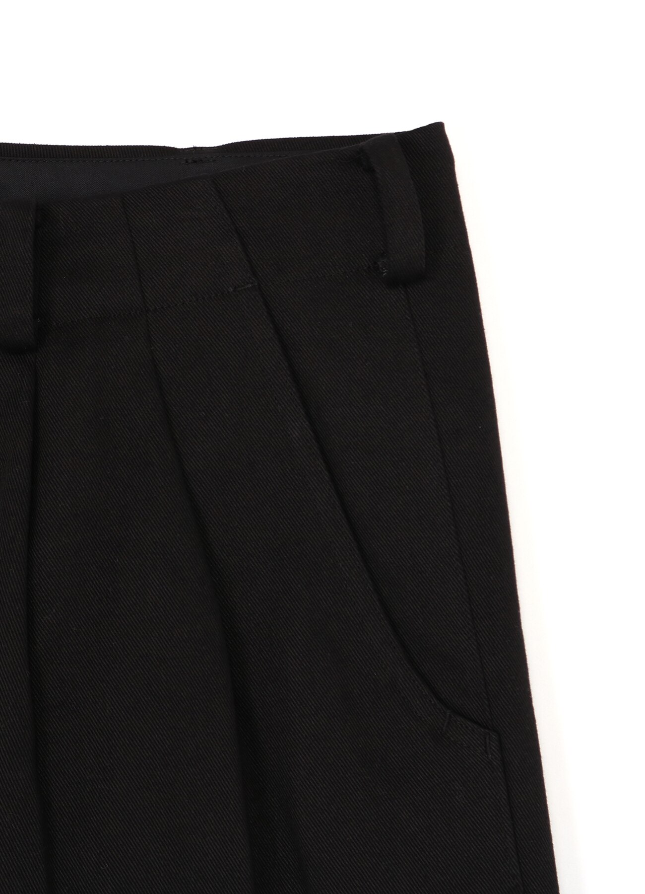 BLACK KATSURAGI PANTS WITH ZIPPER POCKET(S Black): Y's for men｜WILDSIDE  YOHJI YAMAMOTO [Official