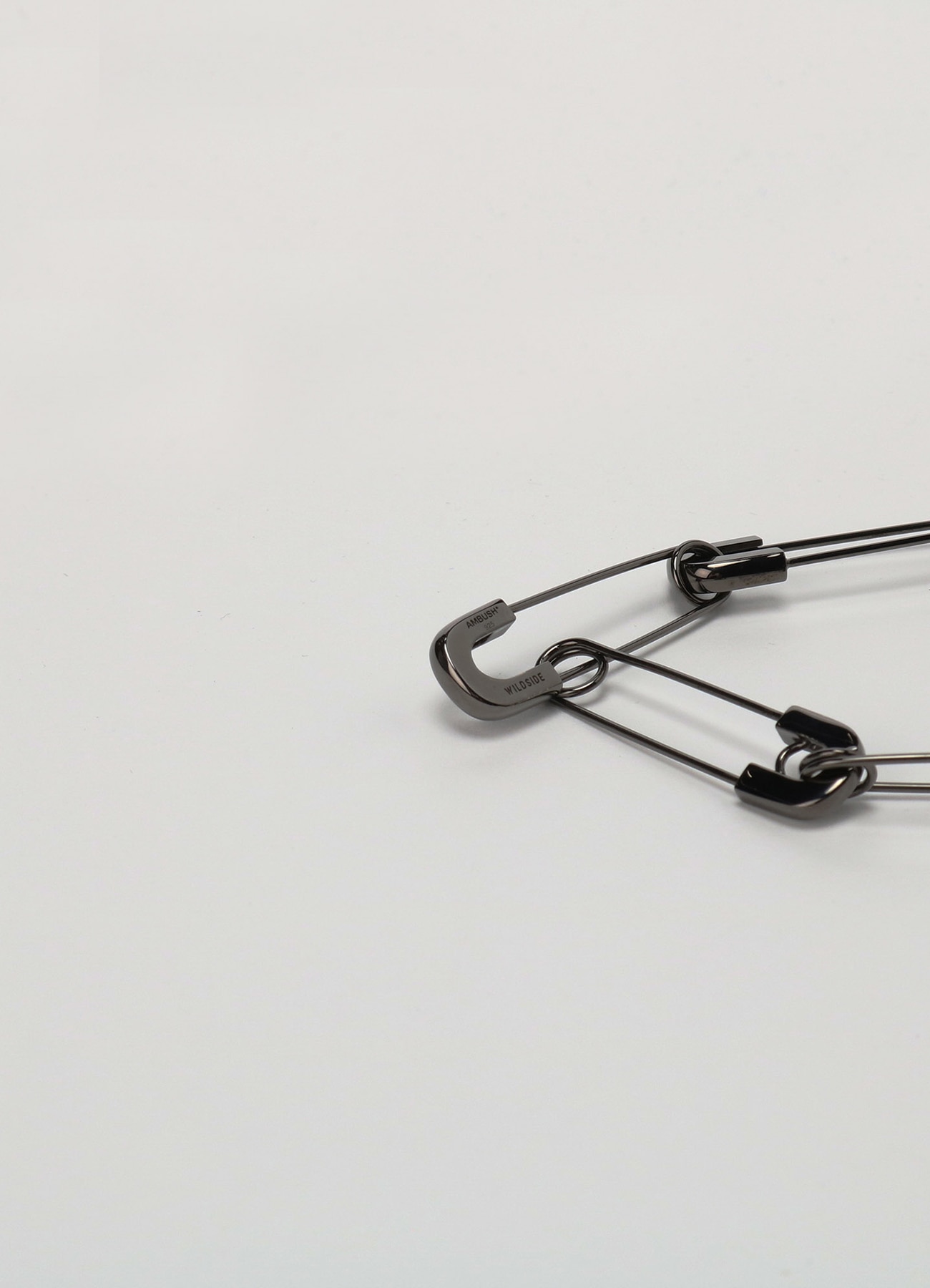 Buy AMBUSH Safety-pin Bracelet - Silver At 54% Off | Editorialist