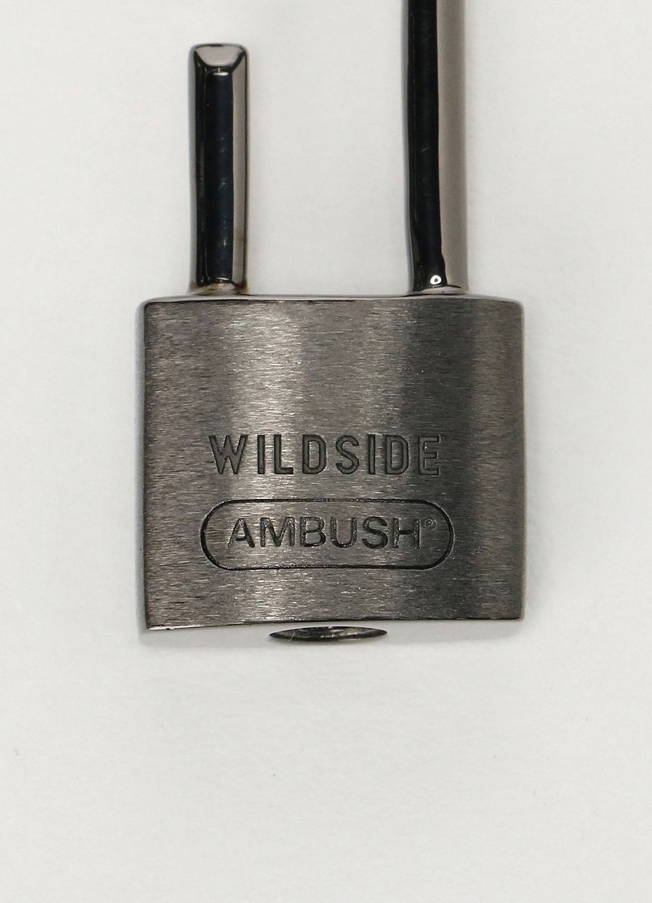 WILDSIDE × AMBUSH PADLOCK EARRING(FREE SIZE BLACK): AMBUSH