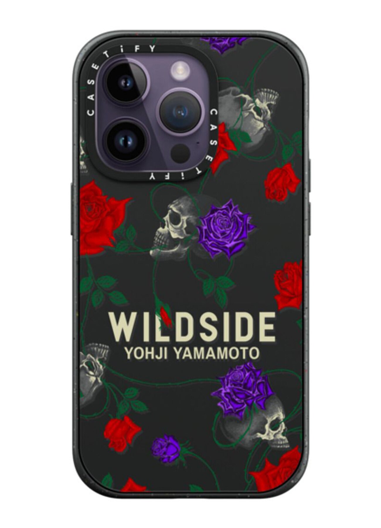 WILDSIDE×CASETiFY SKULL & ROSE iPhone case(Matte Black)_5