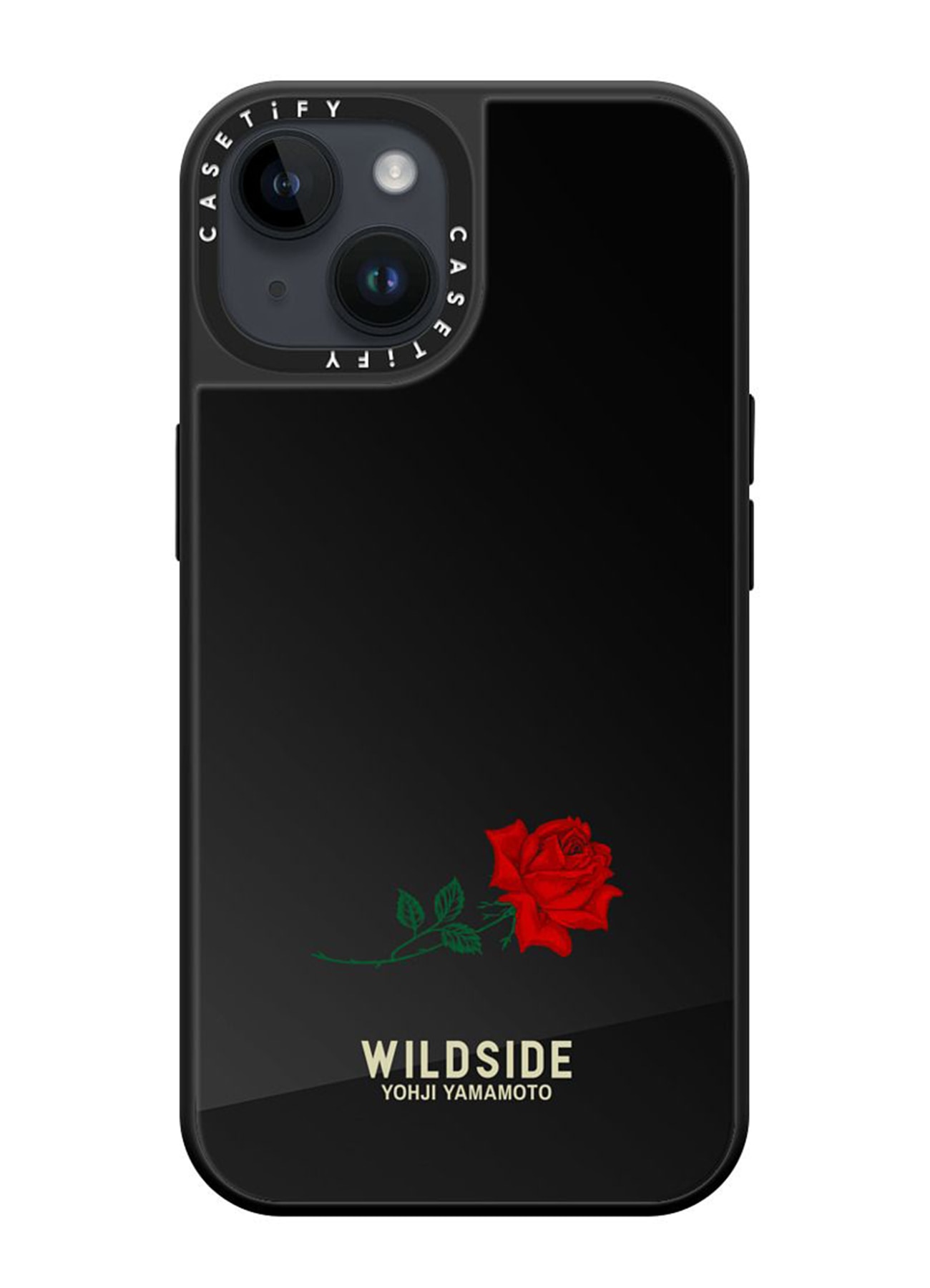 WILDSIDE ×CASETiFY ROSE iPhone case(Mirror/Black)(iPhone 14 BLACK