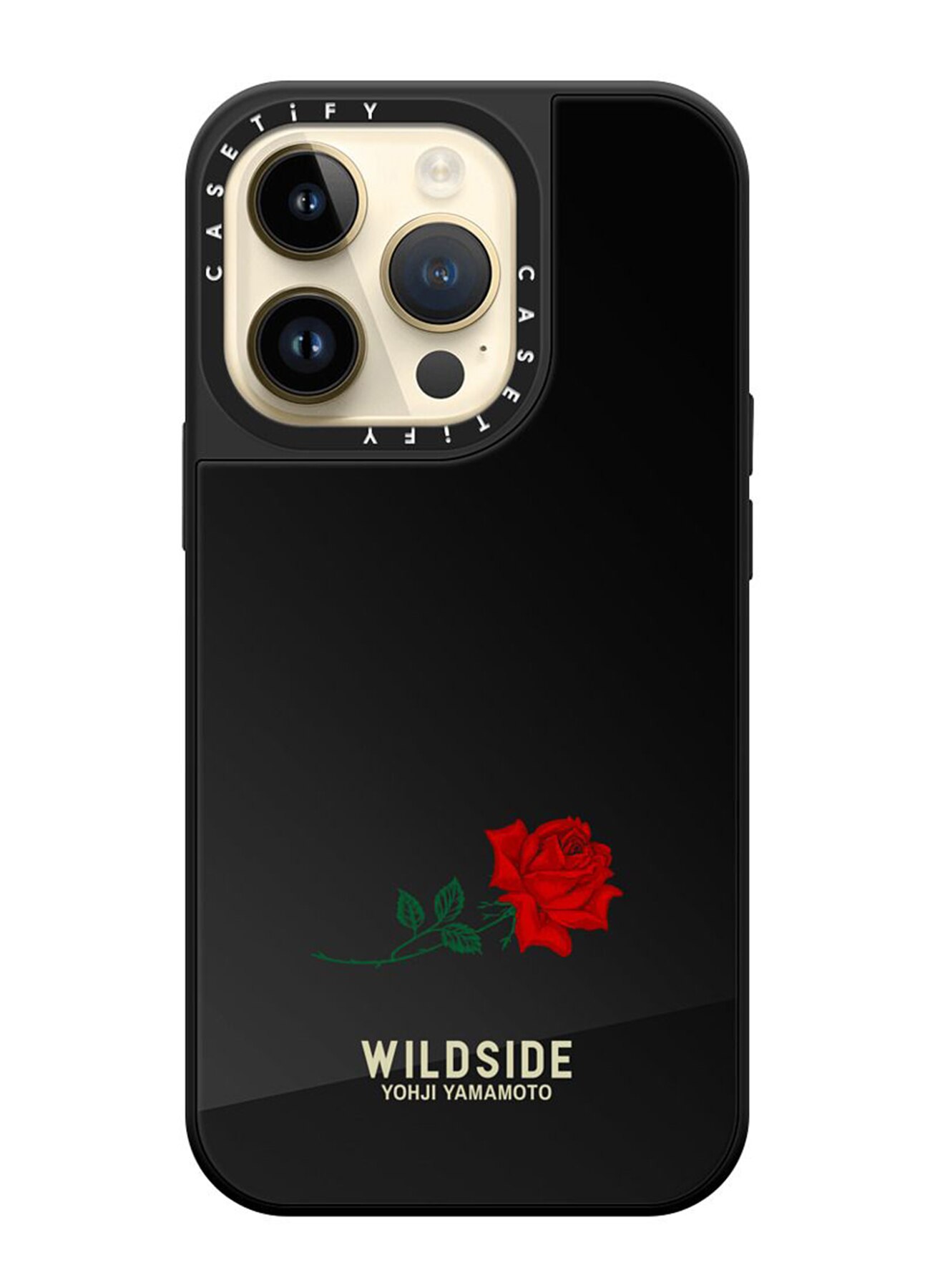 WILDSIDE×CASETiFY ROSE iPhone case(Mirror/Black)(iPhone 14