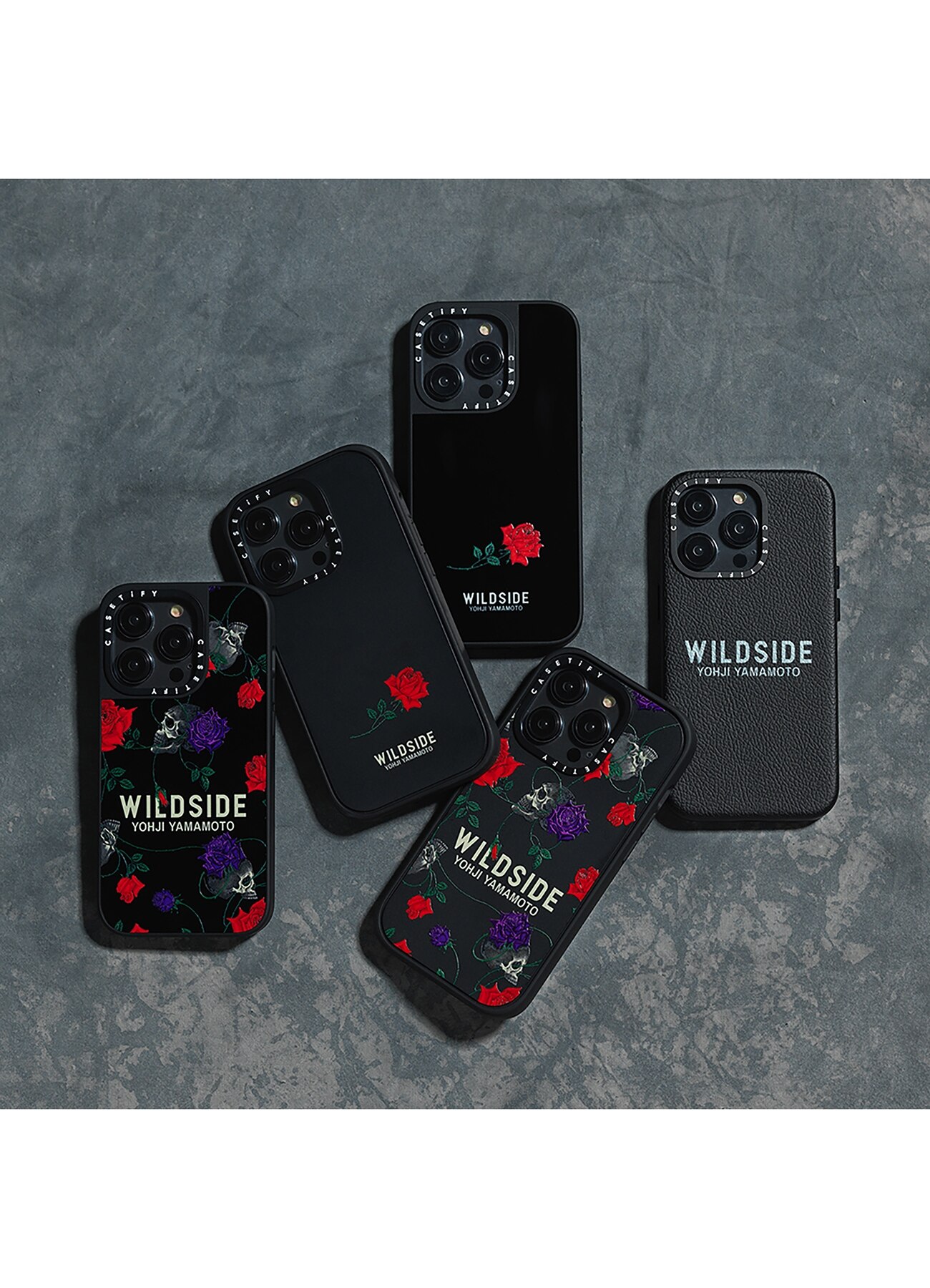 WILDSIDE×CASETiFY ROSE iPhone case(Mirror/Black)(iPhone 14 Pro Max