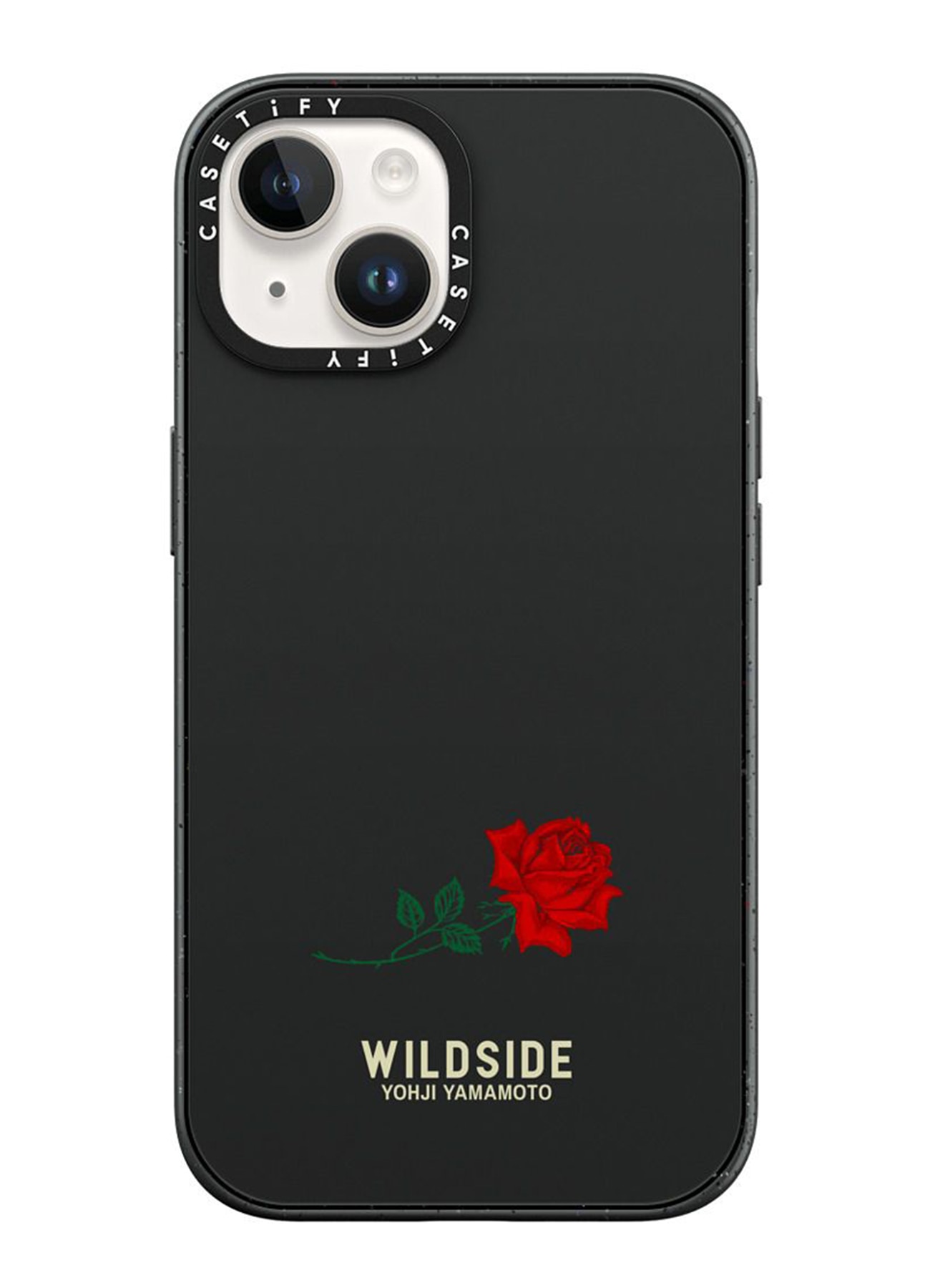 WILDSIDE x CASETiFY ROSE iPhone case (Matte Black)