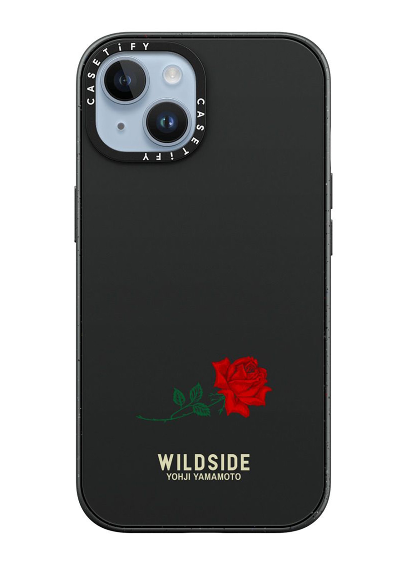WILDSIDE ×CASETiFY ROSE iPhone case(Matte Black)(iPhone 14 BLACK 