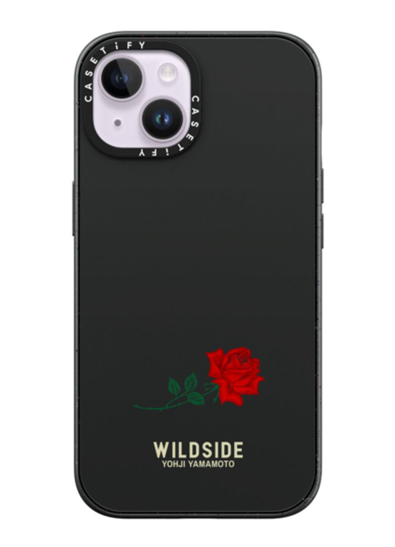 WILDSIDE×CASETiFY ROSE iPhone case(Matte Black)