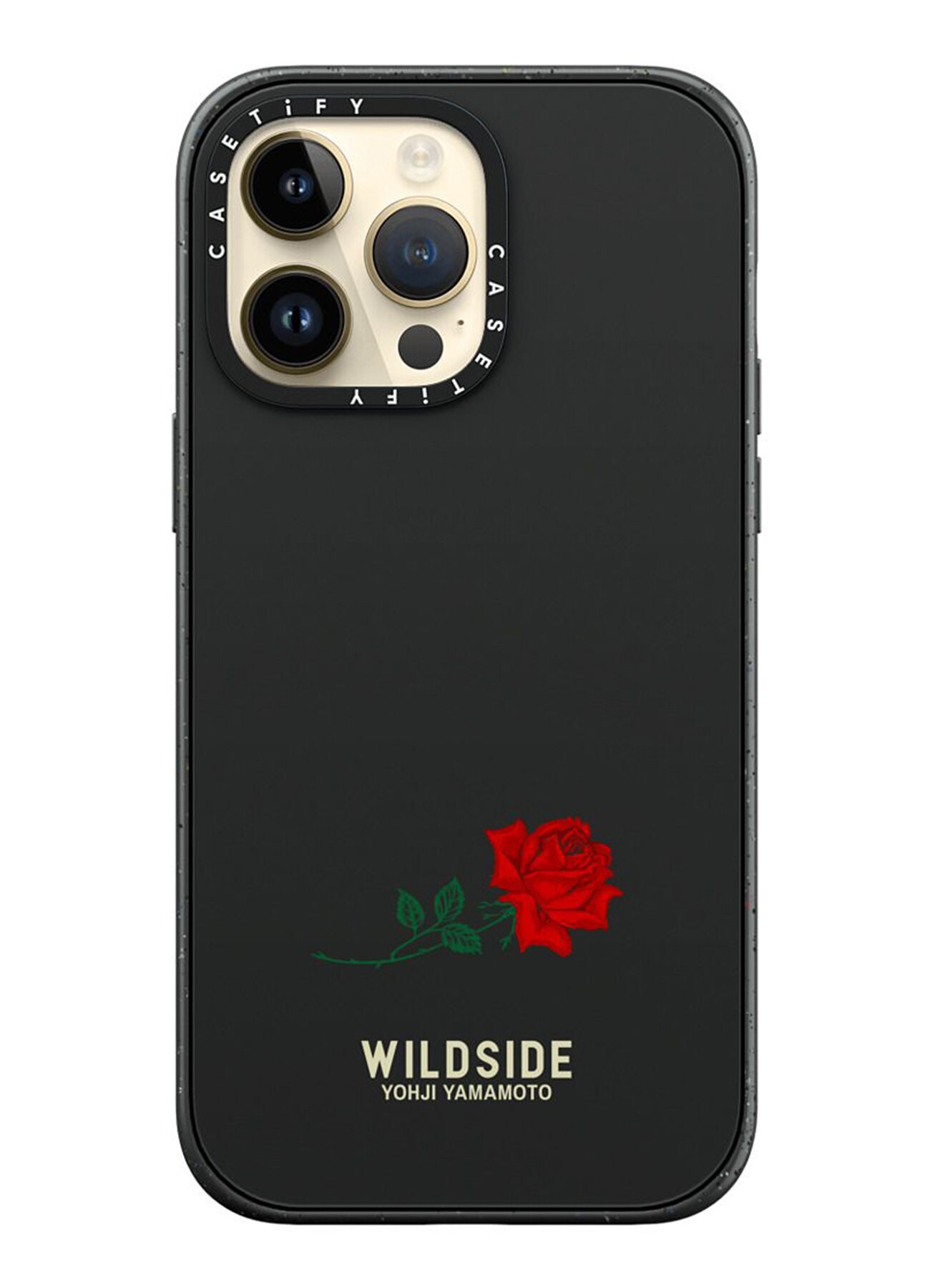 WILDSIDE×CASETiFY ROSE iPhone case(Matte Black)(iPhone 14 Pro Max BLACK):  CASETiFY｜WILDSIDE YOHJI YAMAMOTO【Official】