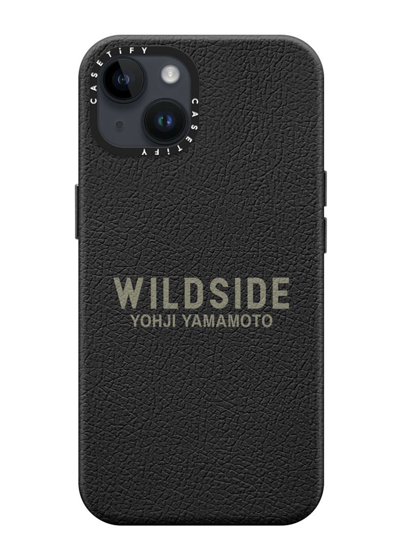 WILDSIDE×CASETiFY LOGO iPhone case(Leather/Jet Black)