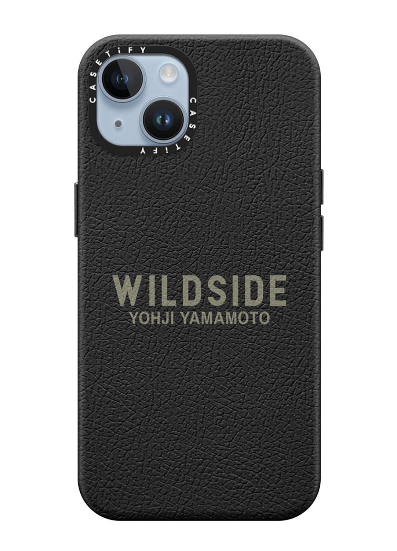 WILDSIDE×CASETiFY LOGO iPhone case(Leather/Jet Black)