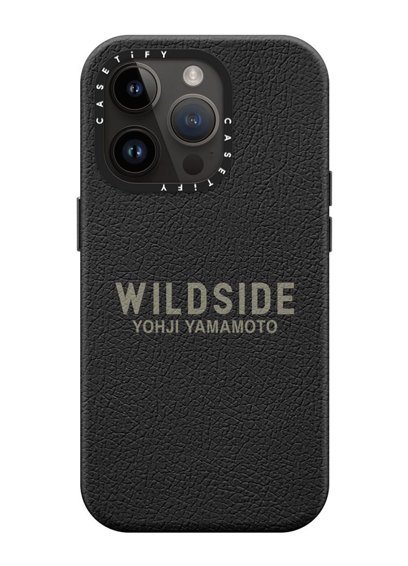 WILDSIDE x CASETiFY LOGO iPhone case(Leather/Jet Black)_4