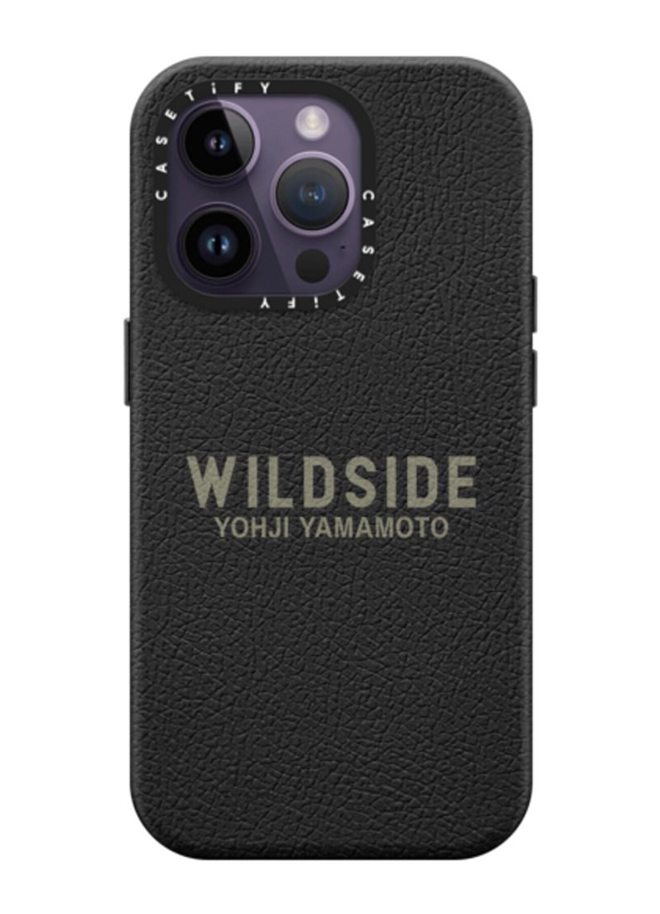 WILDSIDE x CASETiFY LOGO iPhone case(Leather/Jet Black)_6