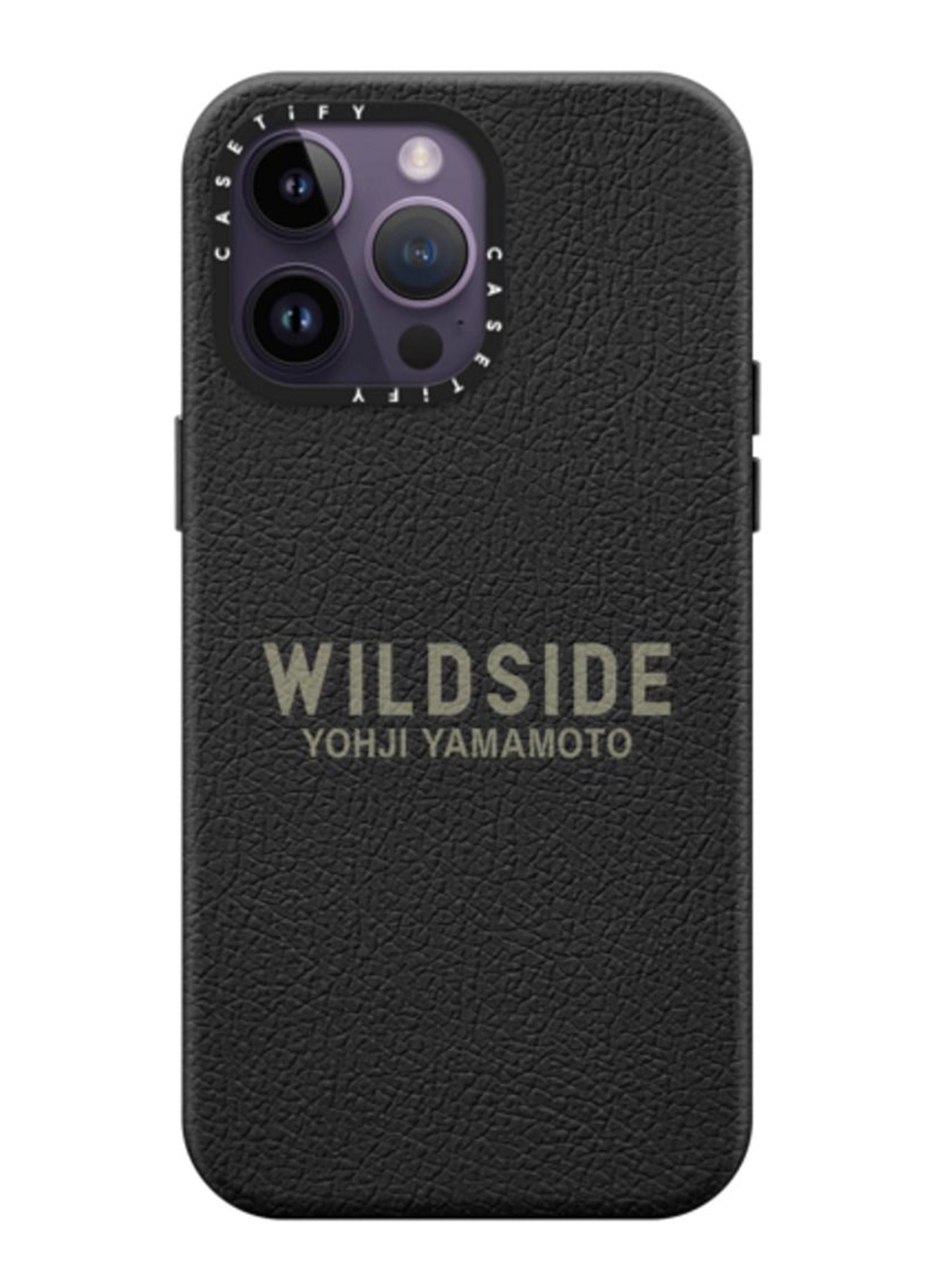 WILDSIDE x CASETiFY LOGO iPhone case(Leather/Jet Black)_5