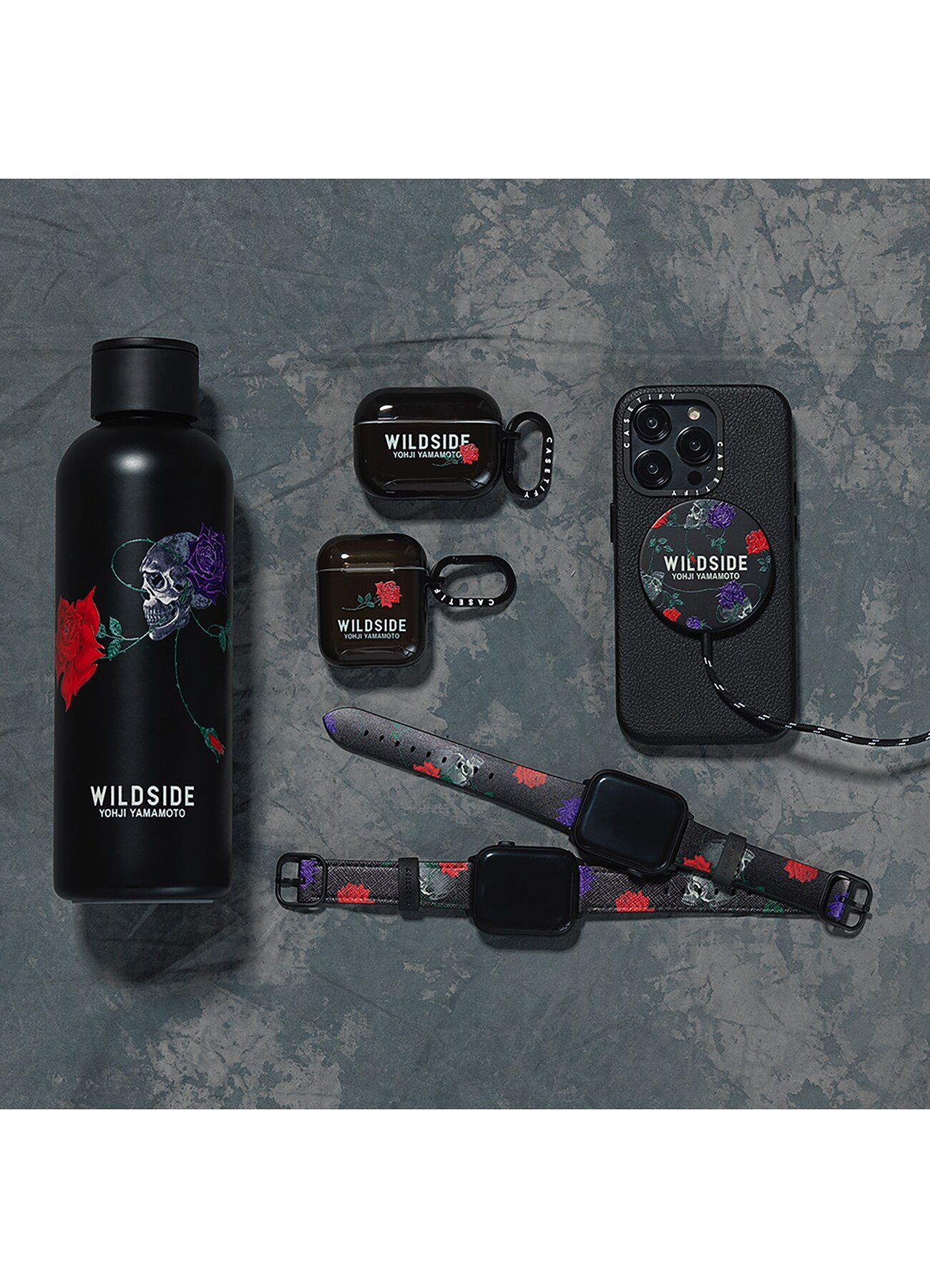 WILDSIDE ×CASETiFY SKULL & ROSE Magsafe Wireless Charger (FREE