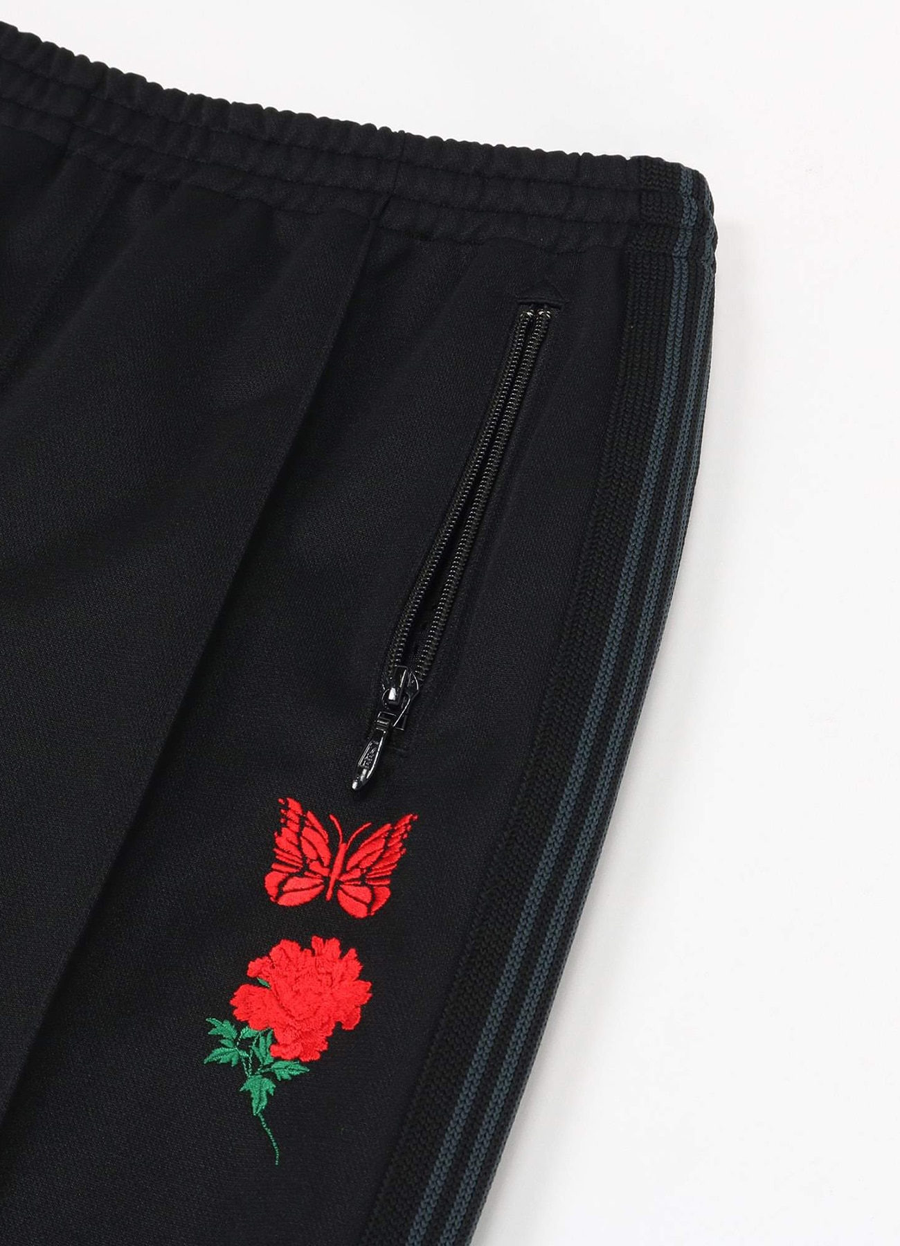 WILDSIDE × NEEDLES Track Pant(XS CHARCOALxBLACK): NEPENTHES