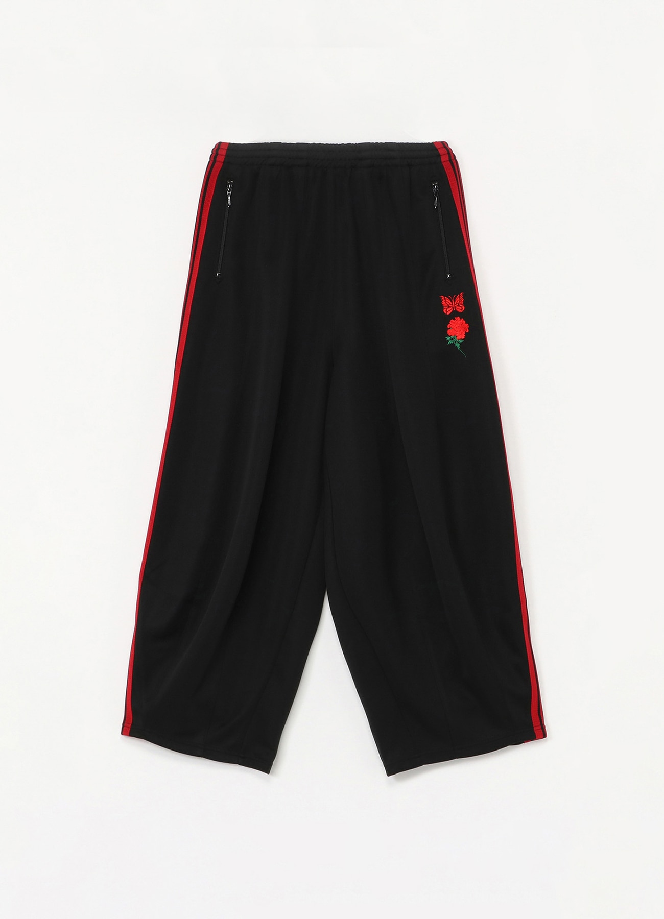 WILDSIDE x NEEDLES HD Track Pant (XS REDxBLACK): NEPENTHES