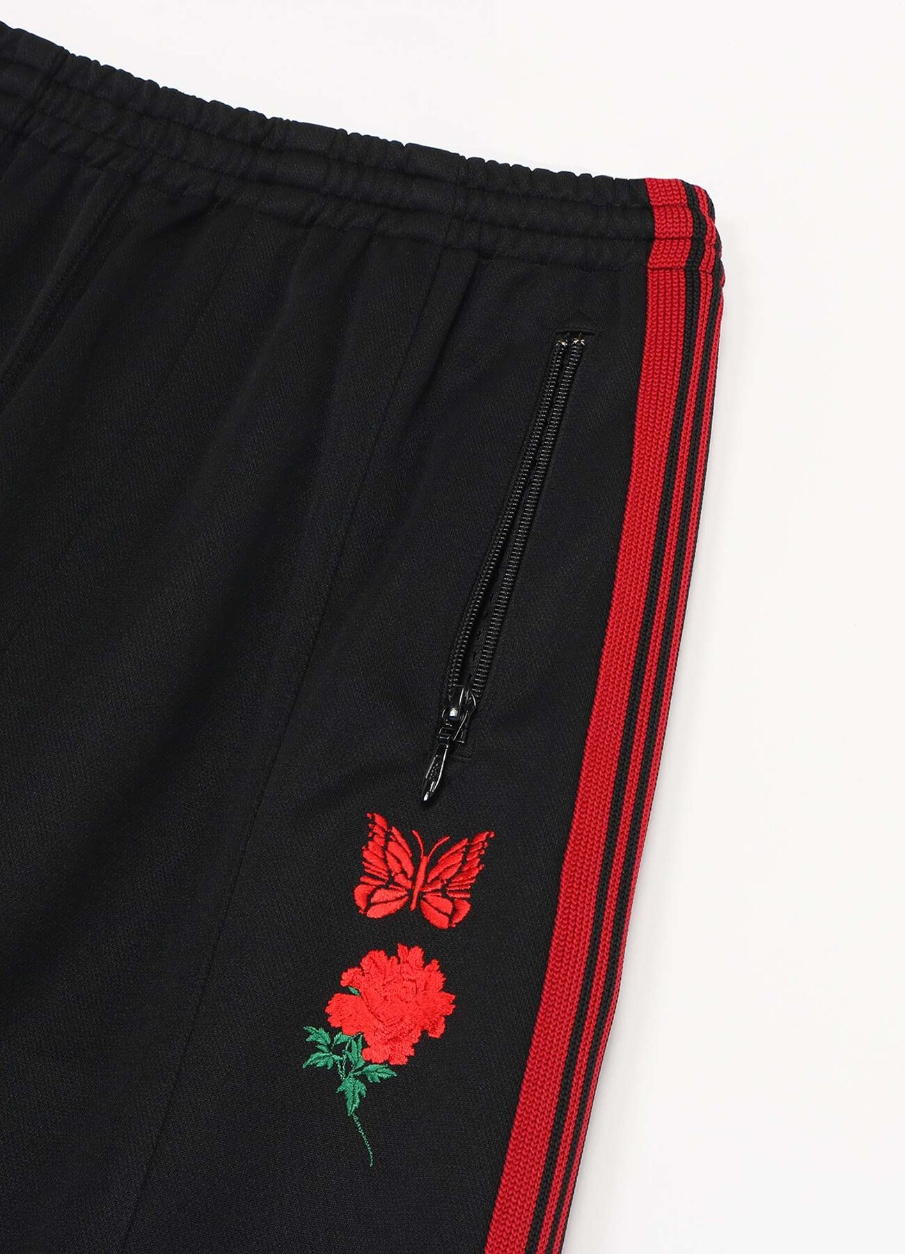 WILDSIDE × NEEDLES H.D. Track Pant(XS REDxBLACK): NEPENTHES