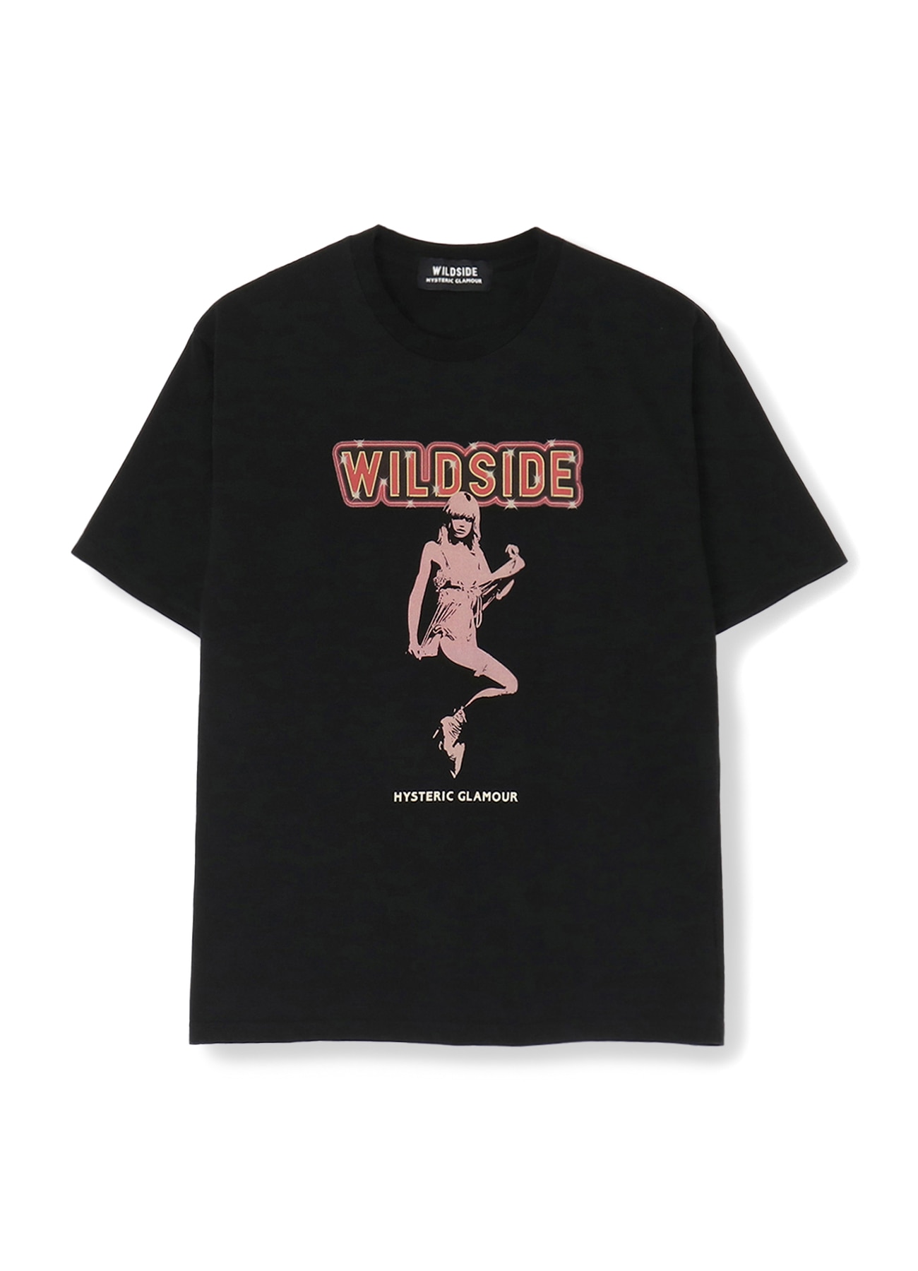 WILDSIDE × HYSTERIC GLAMOUR ”GOODNIGHT LADIES” T-shirt(M BLACK 