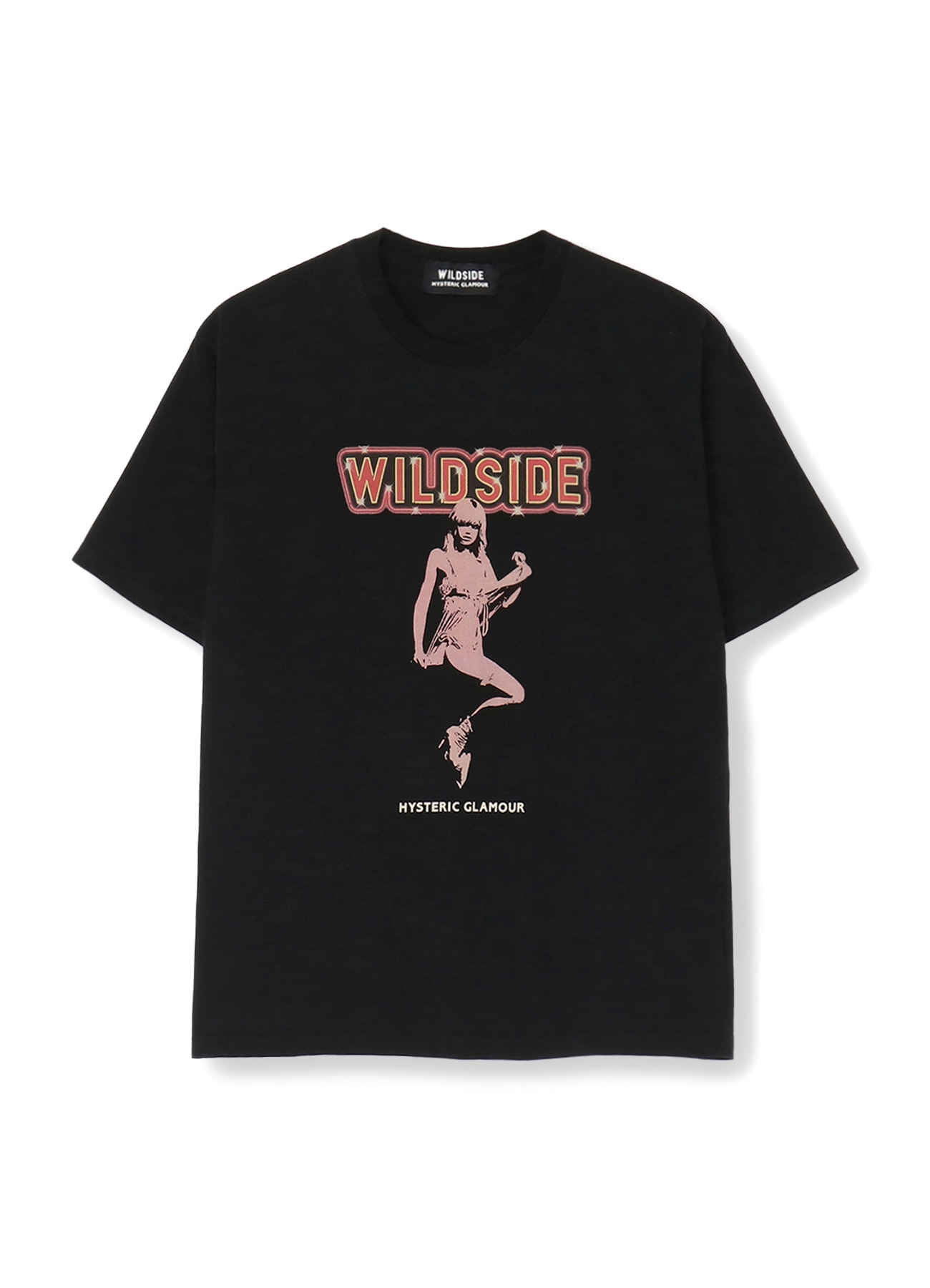 HYSTERIC GLAMOUR X WDS L/S T SHIRT 黒 ウィンダンシー 大人気の