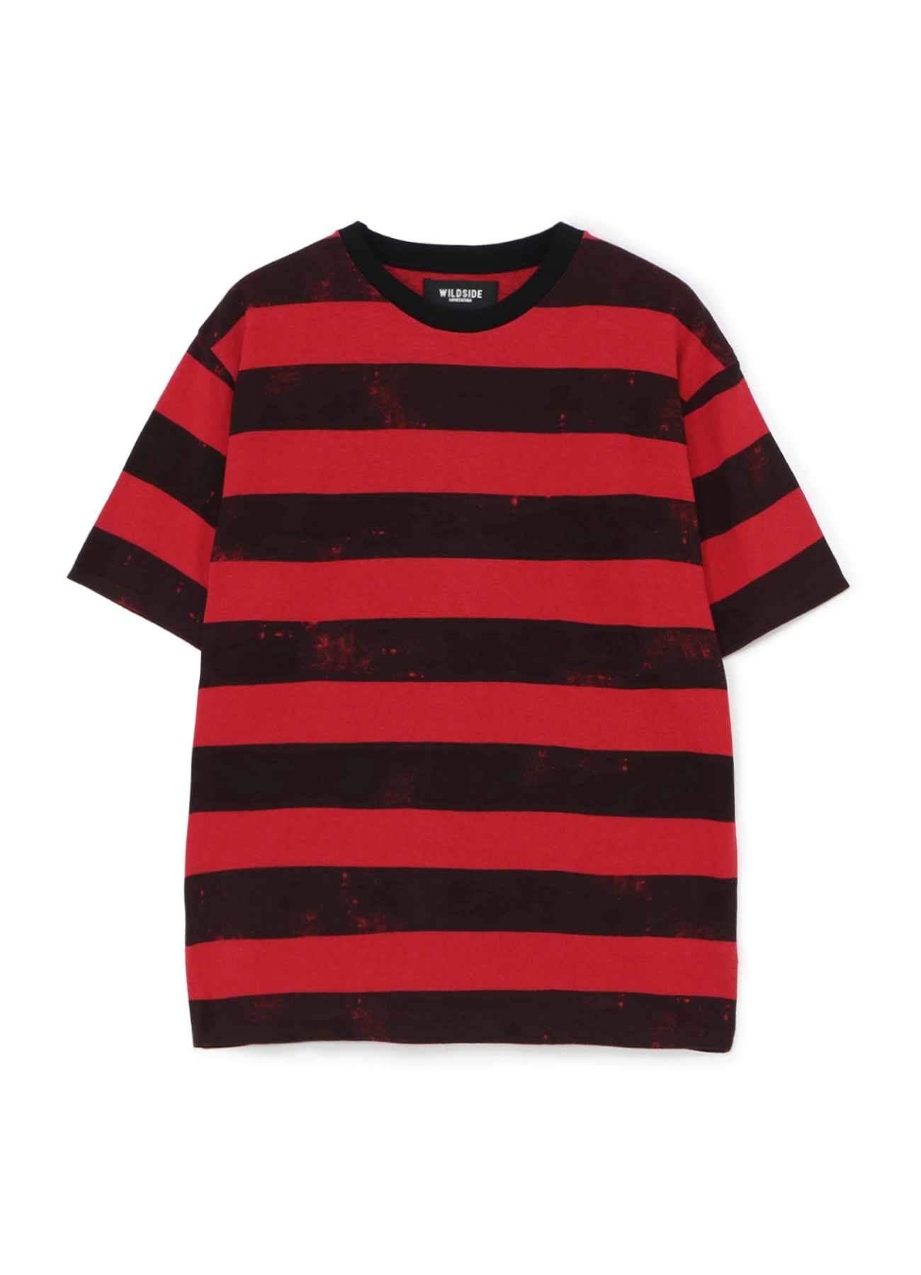 WILDSIDE × MINEDENIM Hazy Bold Border T-shirt (S RED): MINEDENIM | WILDSIDE  YOHJI YAMAMOTO [Official