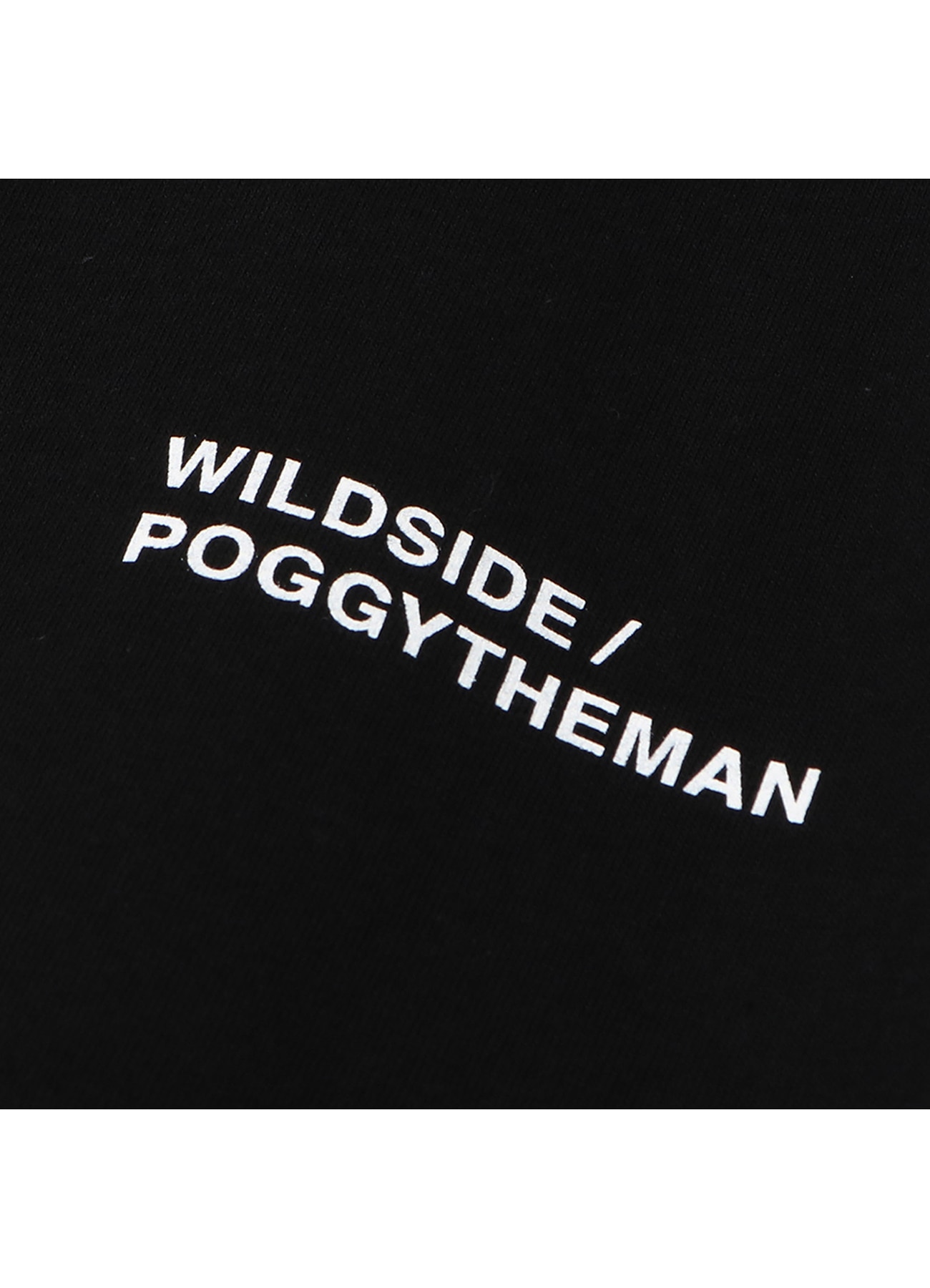 WILDSIDE × POGGYTHEMAN × Adam Lister PEONY T-shirt(L BLACK