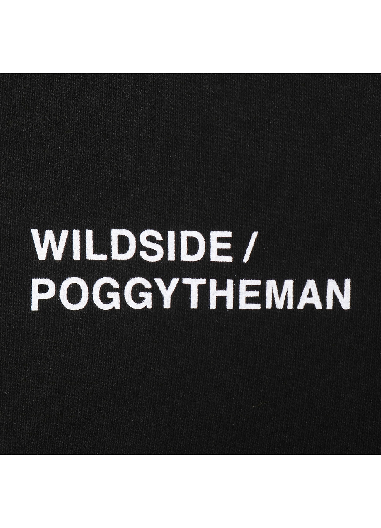 WILDSIDE × POGGYTHEMAN × Adam Lister Hoodie(M/L BLACK