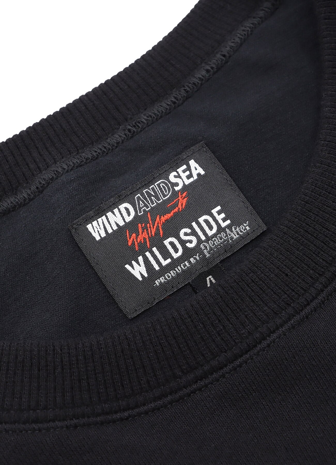 WILDSIDE × WIND AND SEA Damage Cutting Sweat Shirt(S BACK): WIND