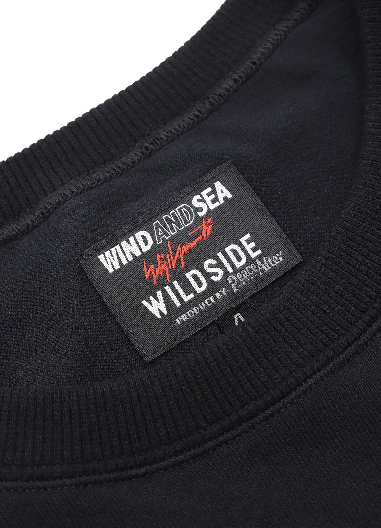 WILDSIDE × WIND AND SEA Damage Cutting Sweat Shirt