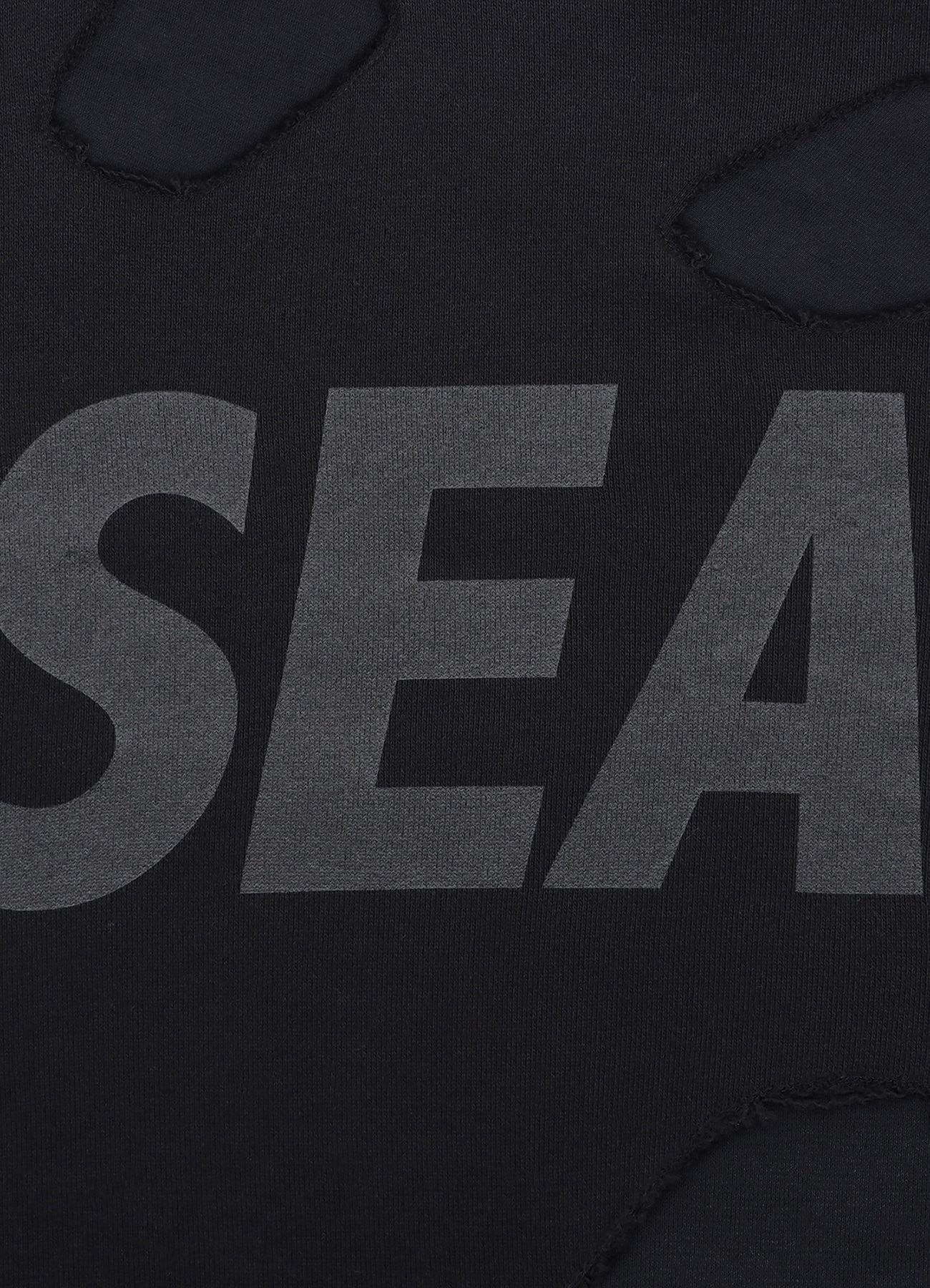 WILDSIDE × WIND AND SEA Damage Cutting Sweat Shirt(S BACK): WIND