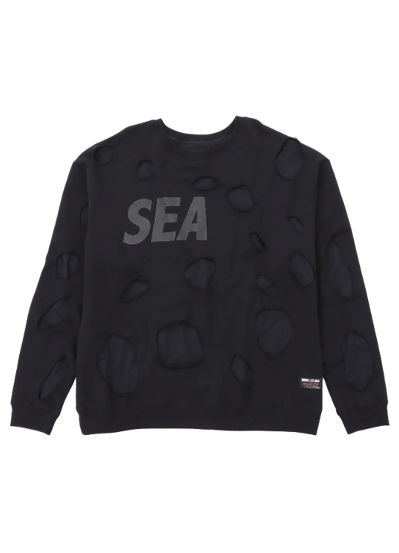 新品未使用未開封WIND AND SEA SEA SILK_BLEND KNIT / BLACK