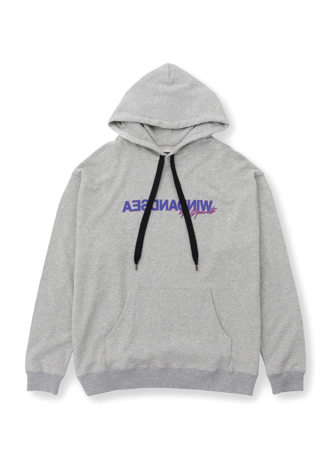 WILDSIDE × WIND AND SEA Reverse Logo Hoodie(M GREY): WIND AND SEA