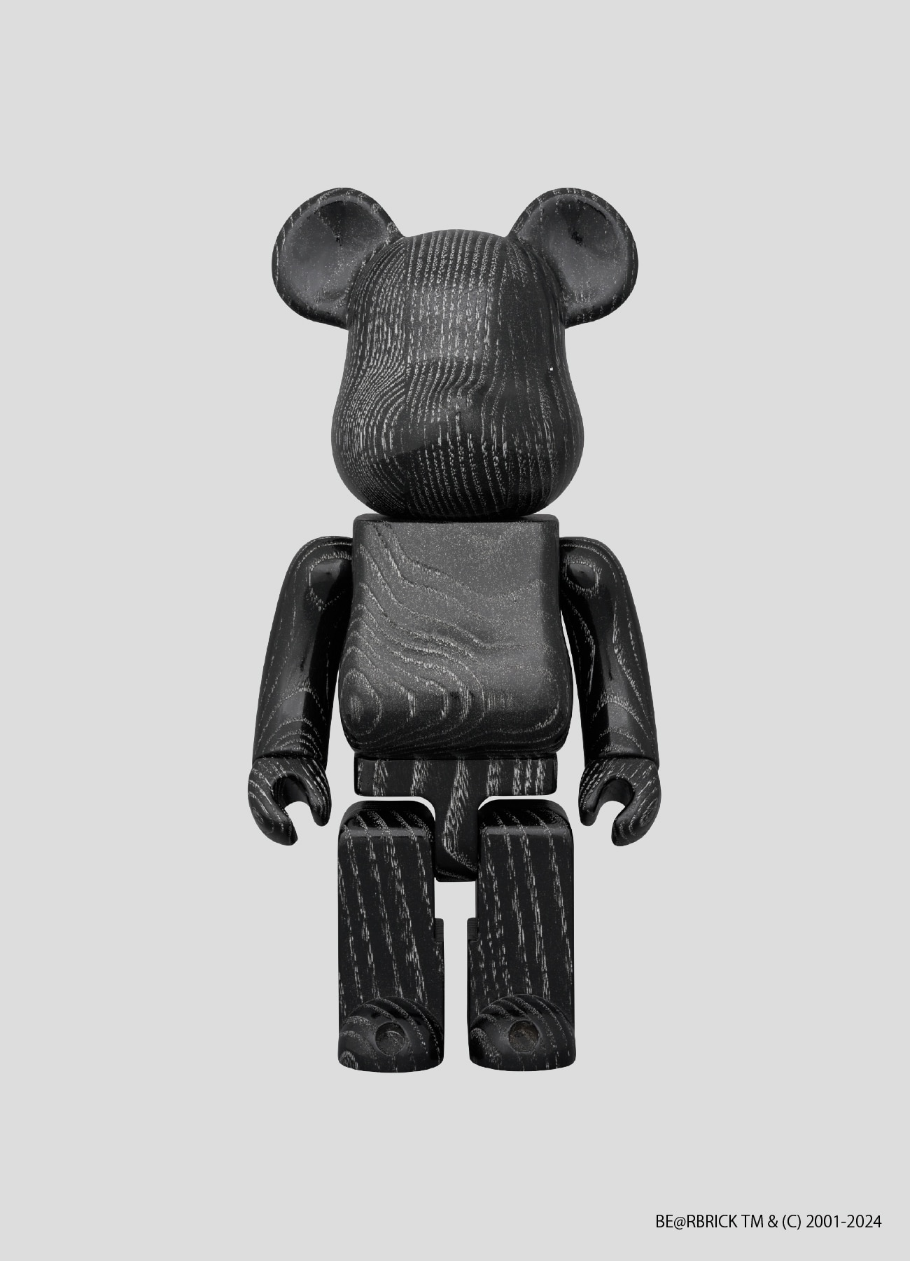 [19 June 12:00 JST release]BE@RBRICK KARIMOKU WIRE-BRUSHED FINISH BLACK＆GOLD 400％