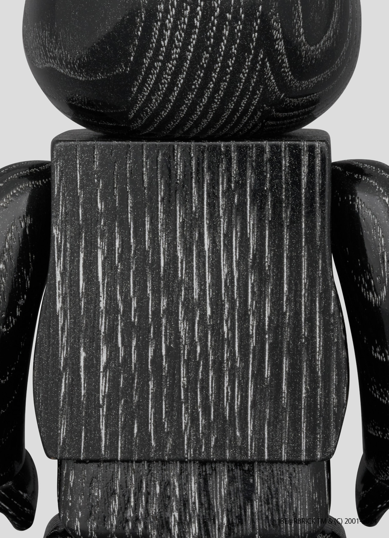 [19 June 12:00 JST release]BE@RBRICK KARIMOKU WIRE-BRUSHED FINISH BLACK＆GOLD 400％_2