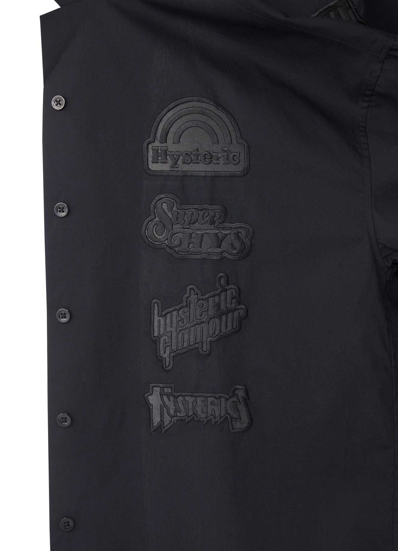 [6 June 12:00 JST release] GUITAR GIRL Embroidered Oversized Shirt_3