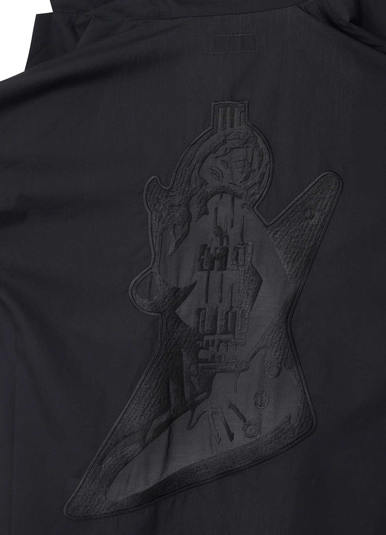 [6 June 12:00 JST release] GUITAR GIRL Embroidered Oversized Shirt_4
