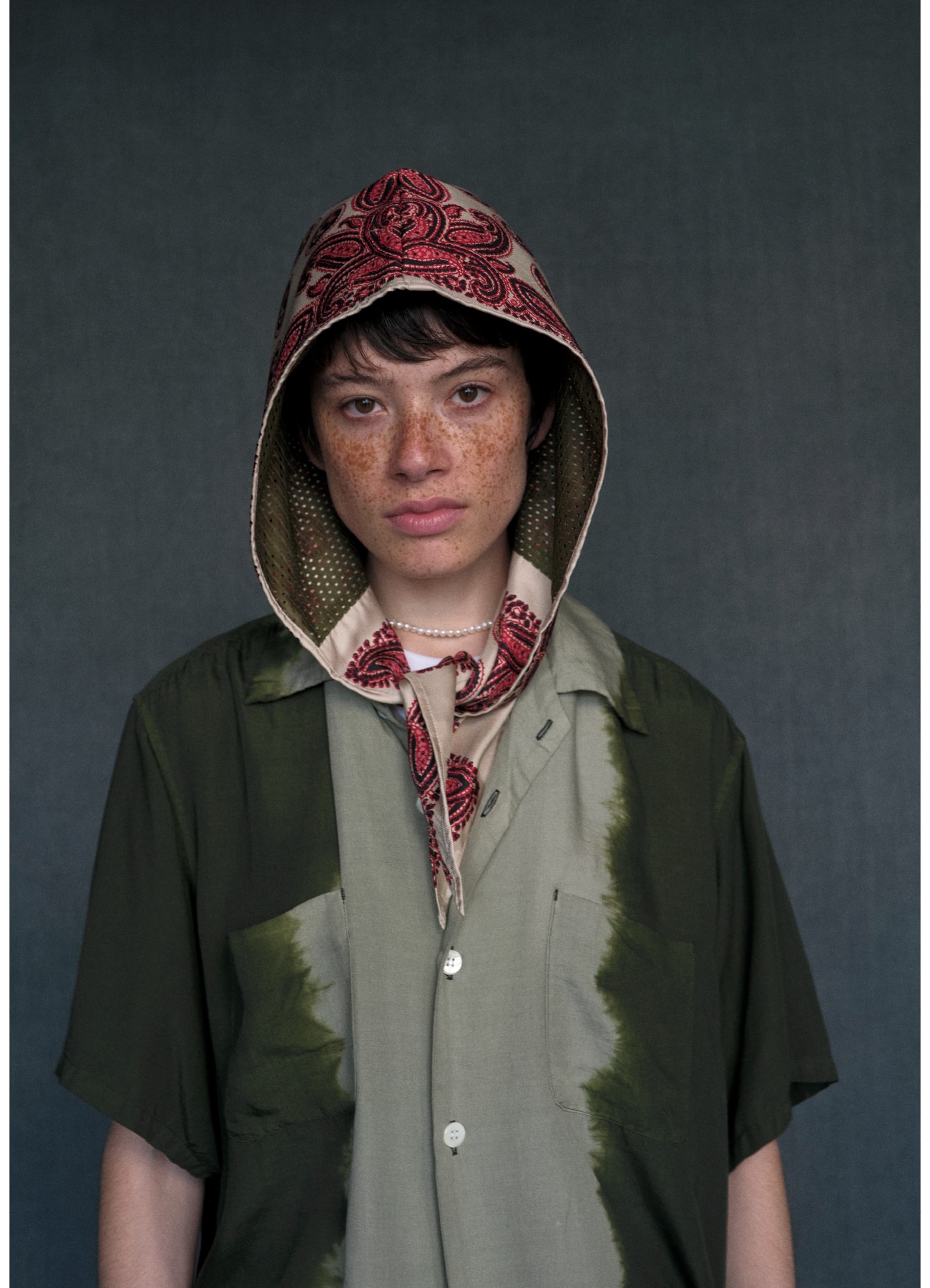 Paisley Silk Hoody Scarf_2