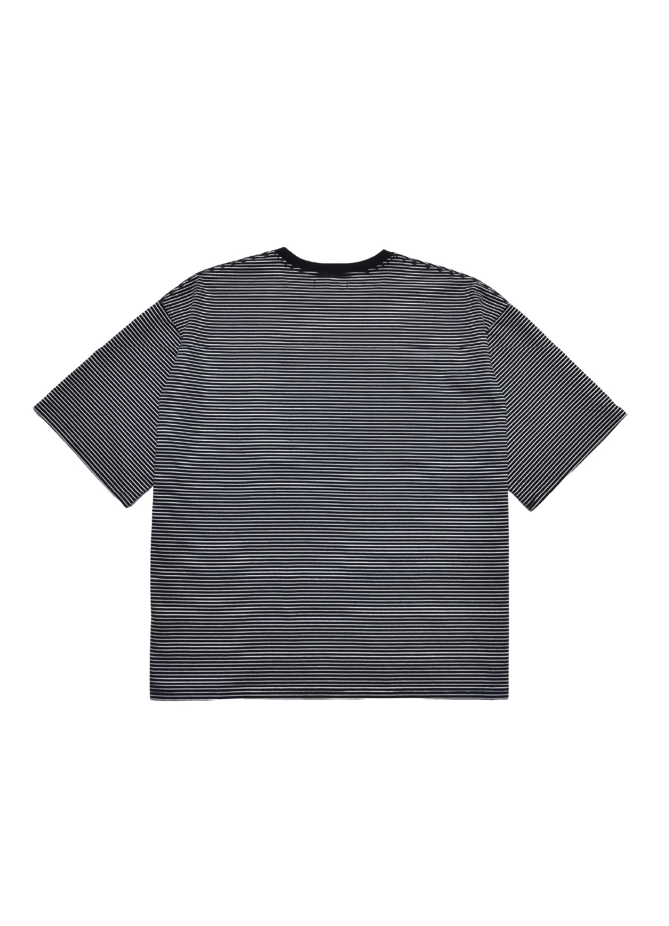[23 May 12:00 JST release]Micro Border Loose Crewneck T-shirt_2