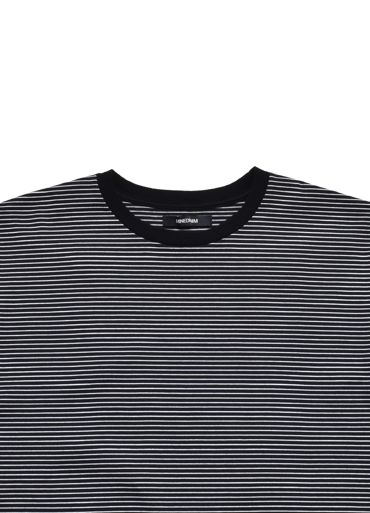 [23 May 12:00 JST release]Micro Border Loose Crewneck T-shirt_3