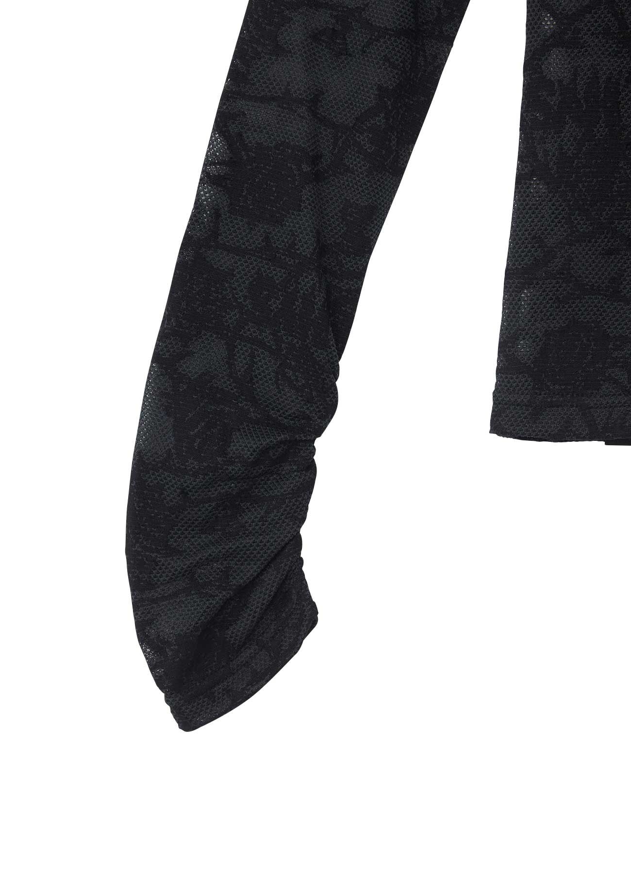 HYSTERIC ROSE JACQUARD CHIBI T-shirt_3