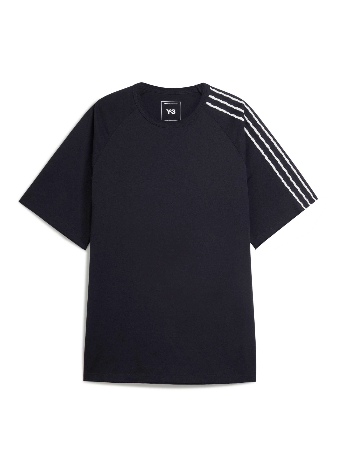 RAW EDGE 3 STRIPES SHORT SLEEVE TEE