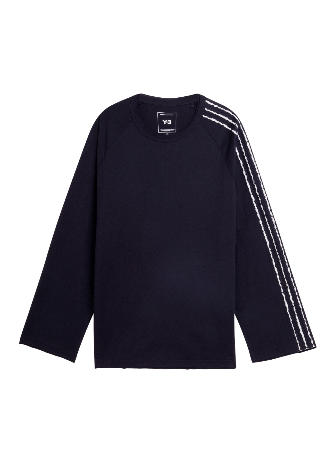 RAW EDGE 3 STRIPES LONG SLEEVE TEE