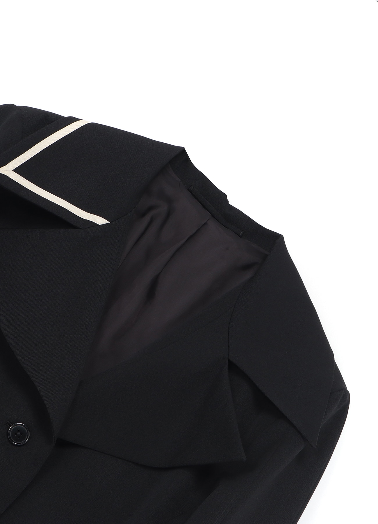 WILDSIDE × Kie Einzelganger Wool Gabardine Jacket B(FREE SIZE BLACK ...