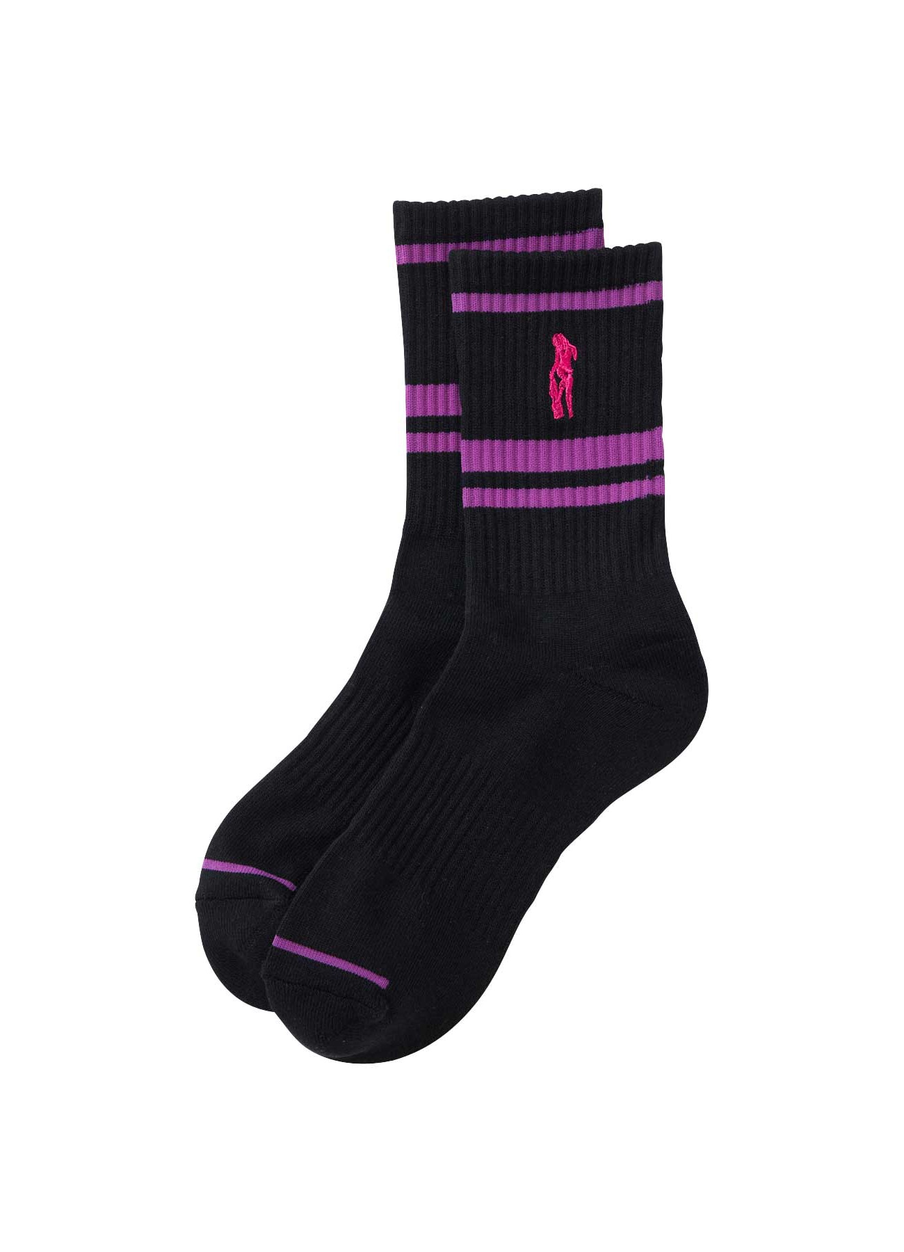 HYSTERIC TIMES Embroidery Sport Socks