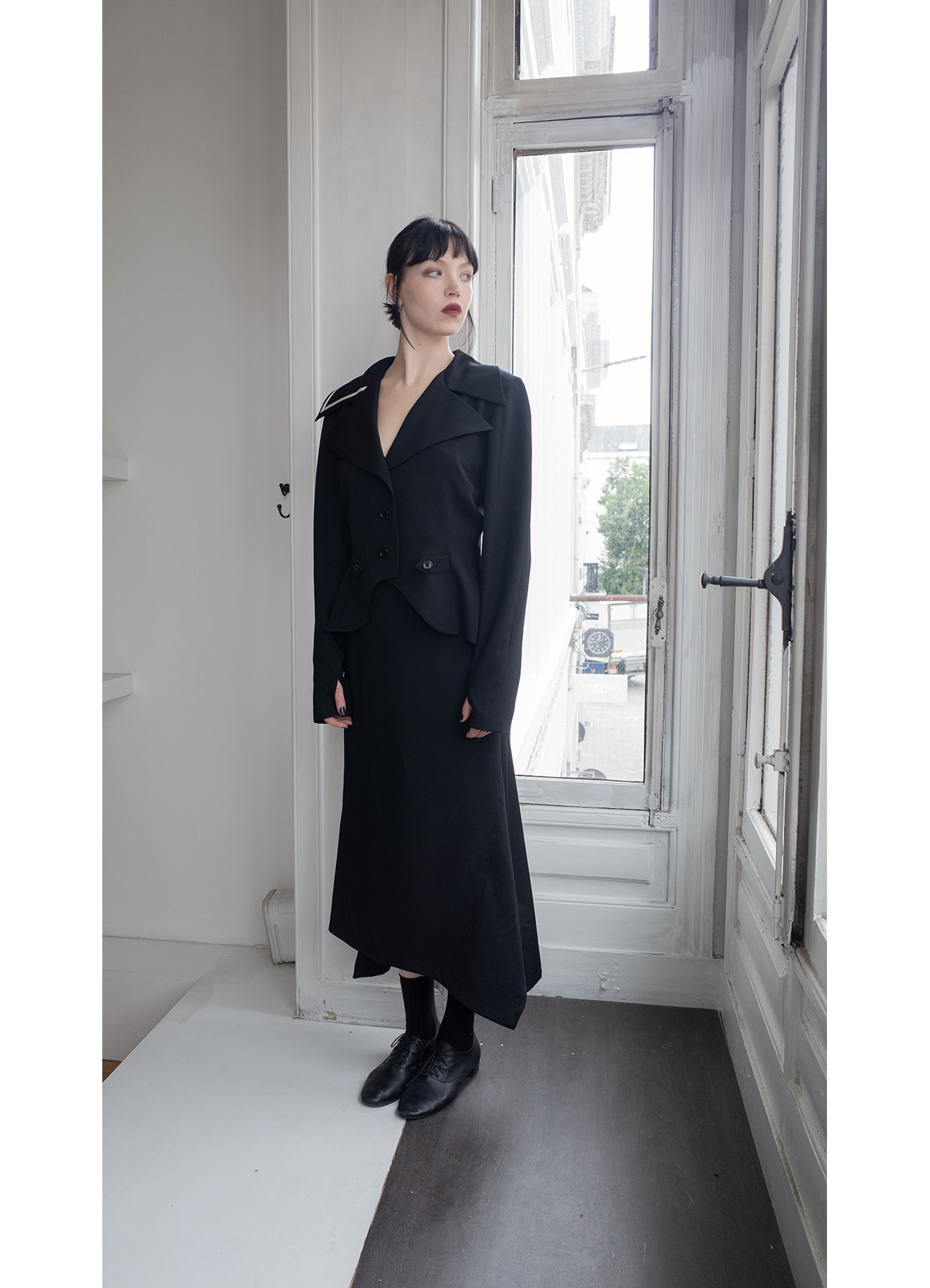WILDSIDE × Kie Einzelganger Wool Gabardine Skirt_10