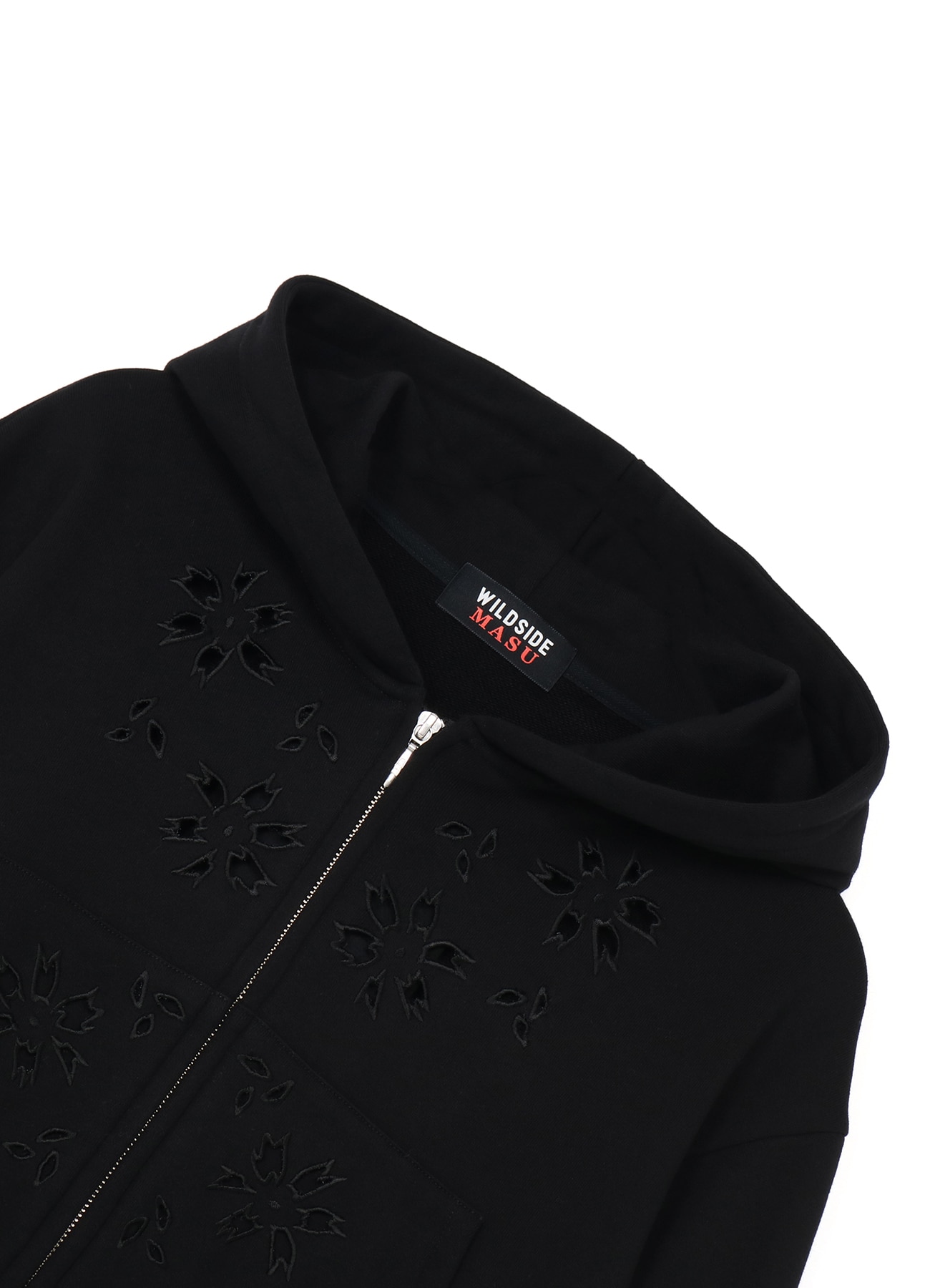 WILDSIDE x M A S U CUT WORK ZIP-UP HOODIE(46 BLACK): MASU 