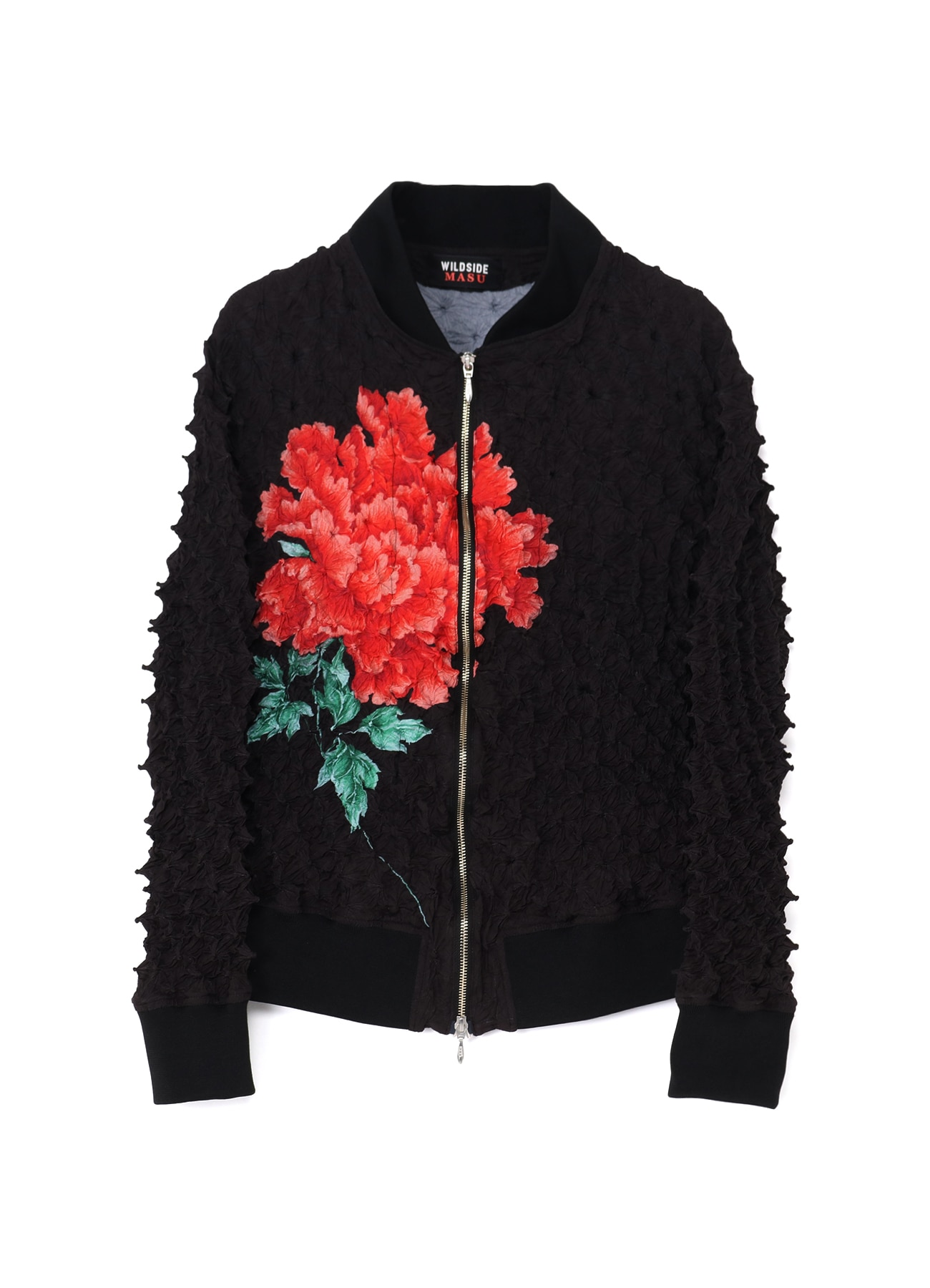 WILDSIDE x M A S U peony spikey jacket