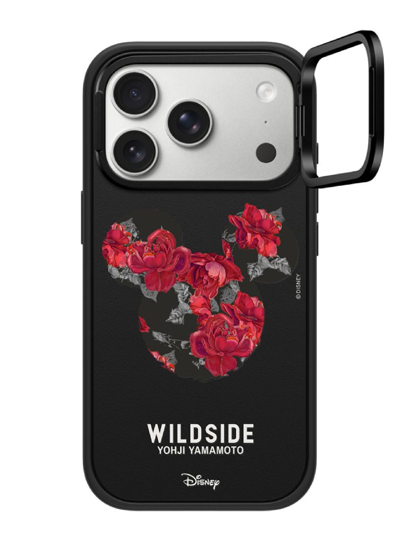 WILDSIDE｜CASETiFY：Disney Special Edition Mickey Mouse & Rose iPhone Case (MagSafe Impact Ring Stand)_1