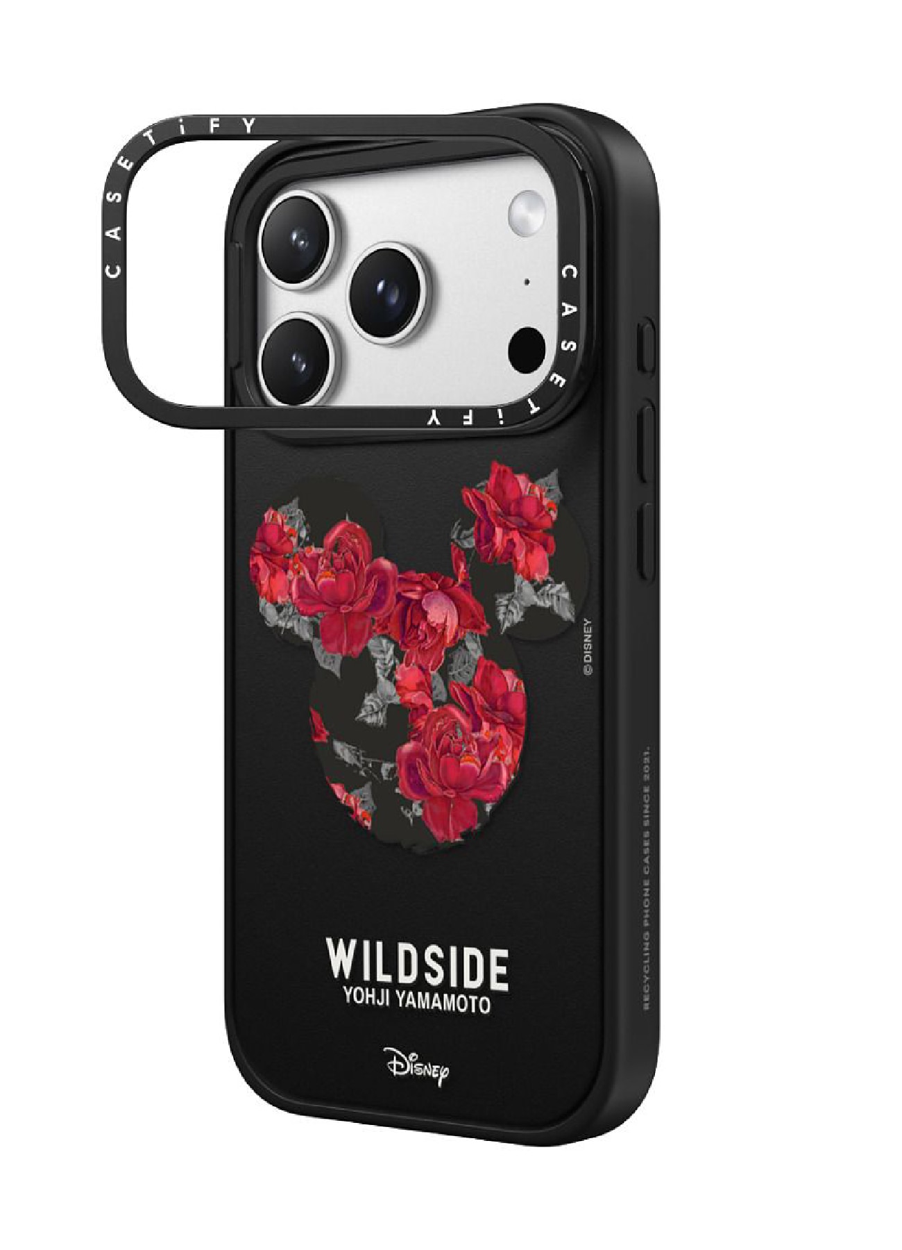 WILDSIDE｜CASETiFY：Disney Special Edition Mickey Mouse & Rose iPhone Case (MagSafe Impact Ring Stand)_2