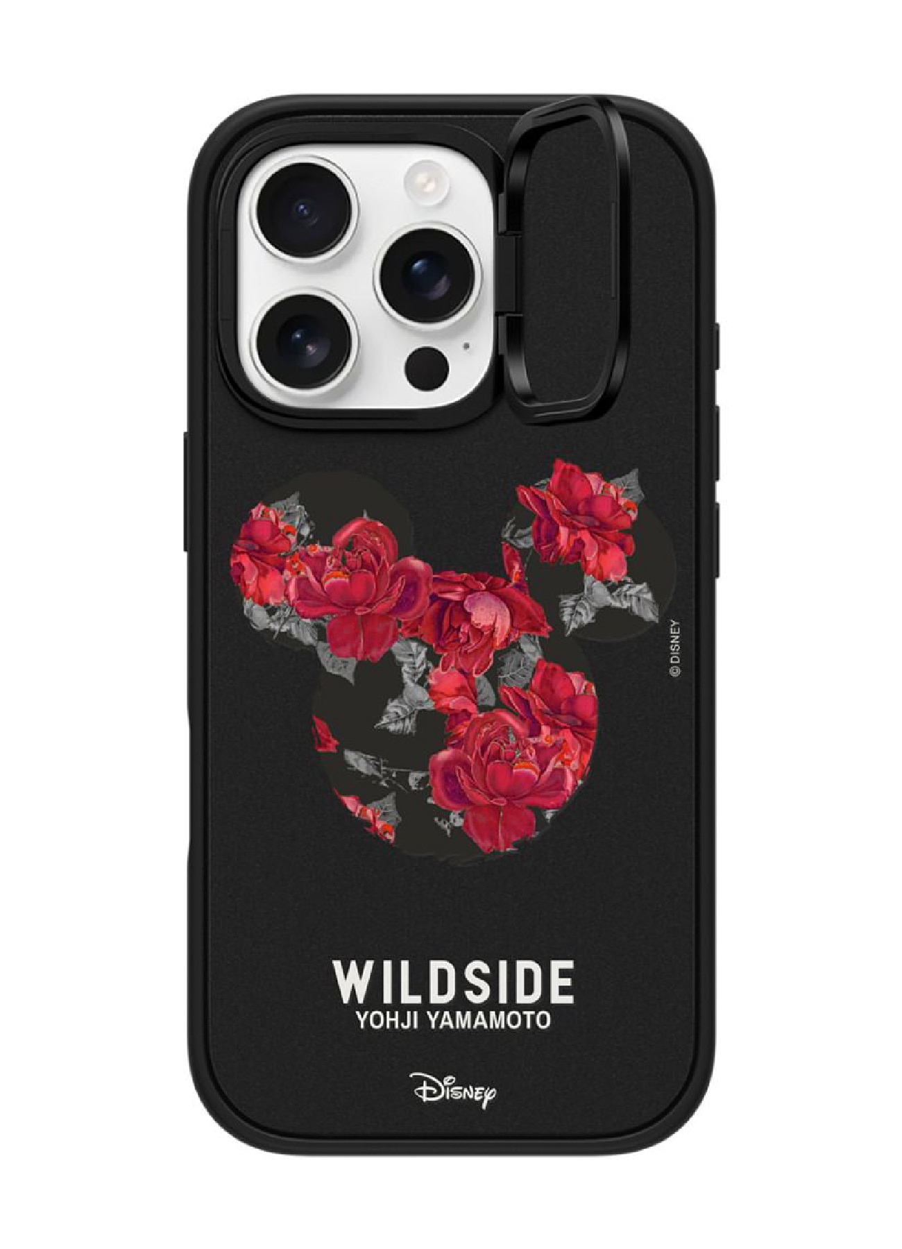 WILDSIDE｜CASETiFY：Disney Special Edition Mickey Mouse & Rose iPhone Case (MagSafe Impact Ring Stand)_1