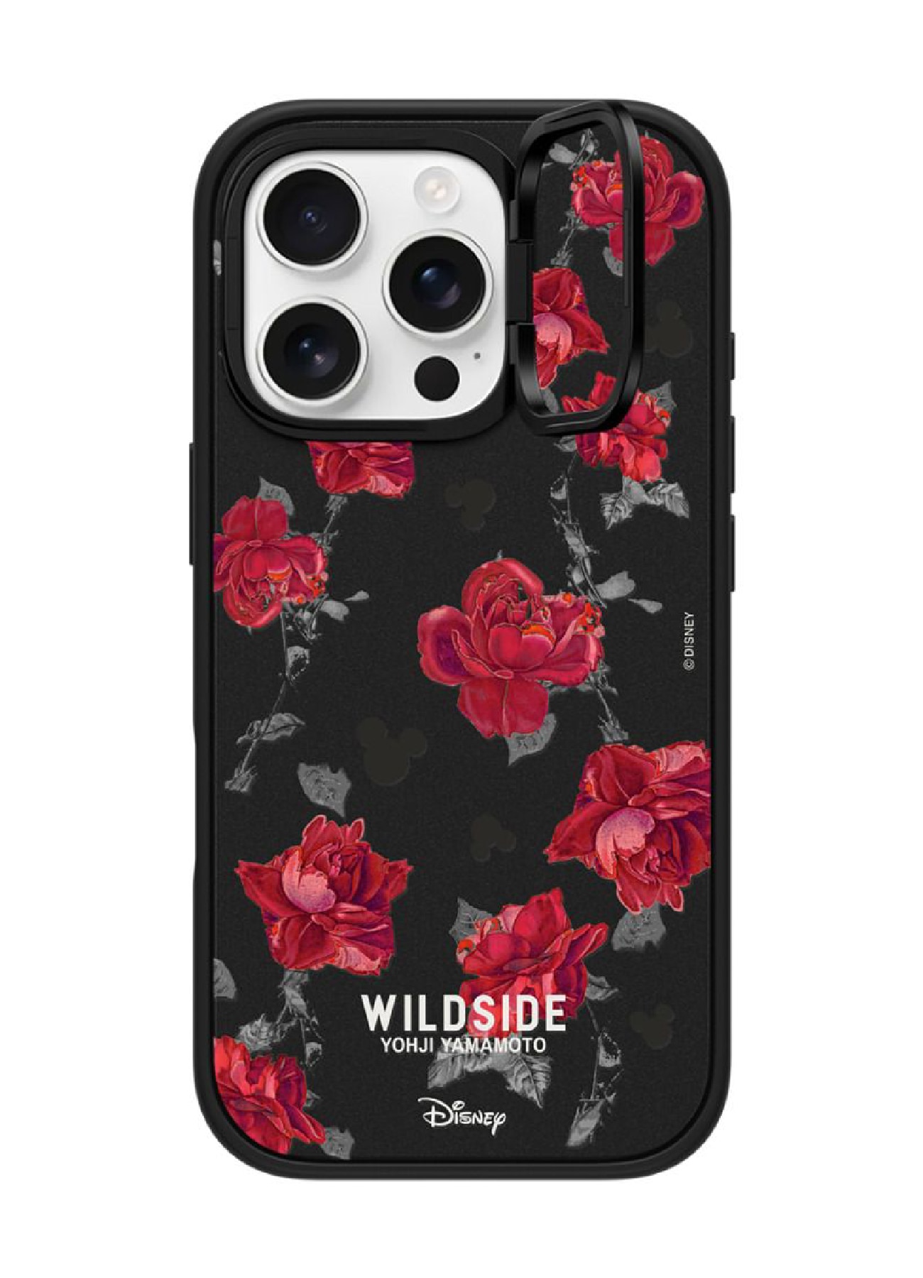 WILDSIDE｜CASETiFY：Disney Special Edition Mickey Mouse & Rose Pattern iPhone Case (MagSafe Impact Ring Stand)_1