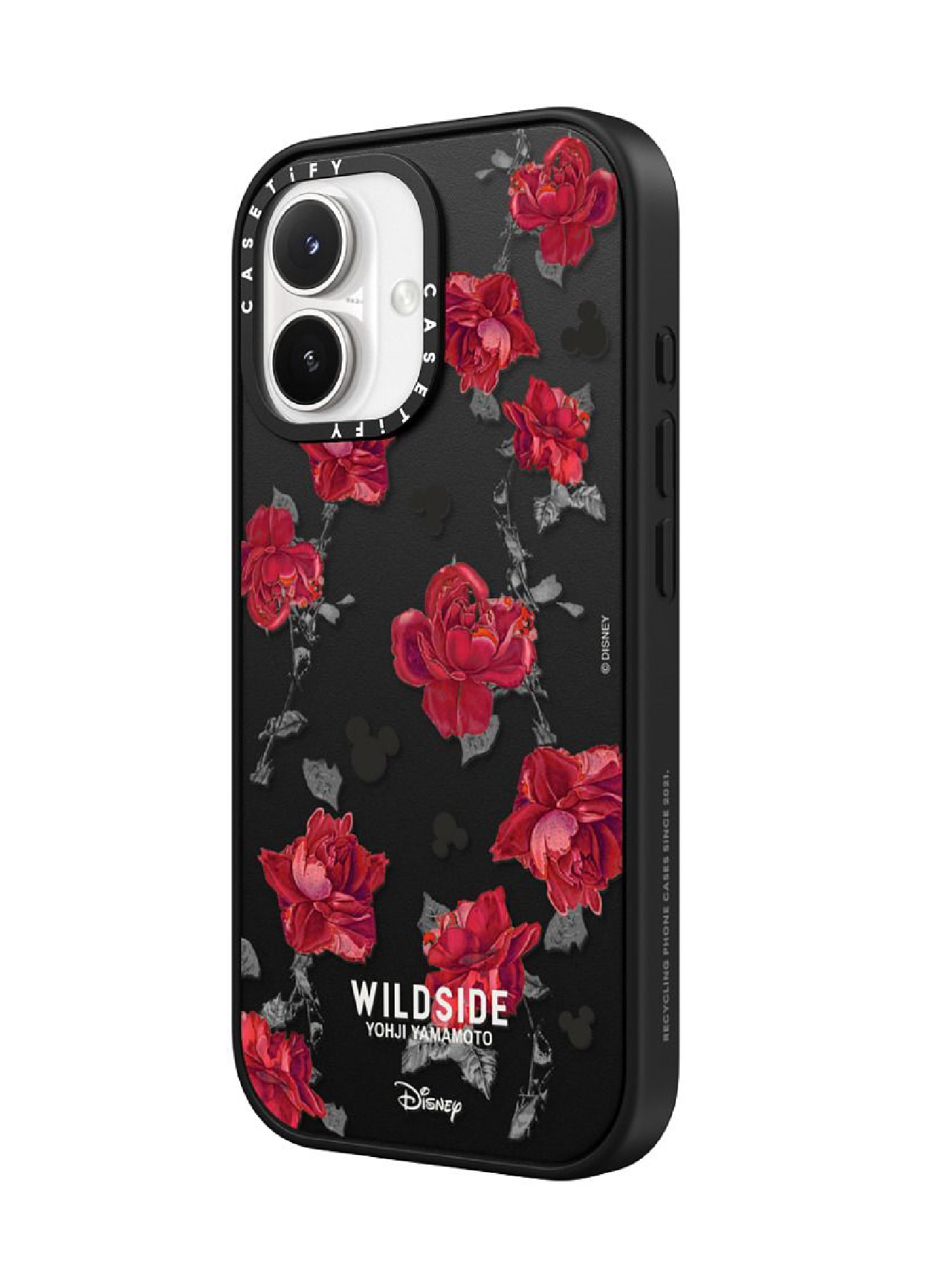 WILDSIDE｜CASETiFY：Disney Special Edition Mickey Mouse & Rose Pattern iPhone Case (MagSafe Impact)_2